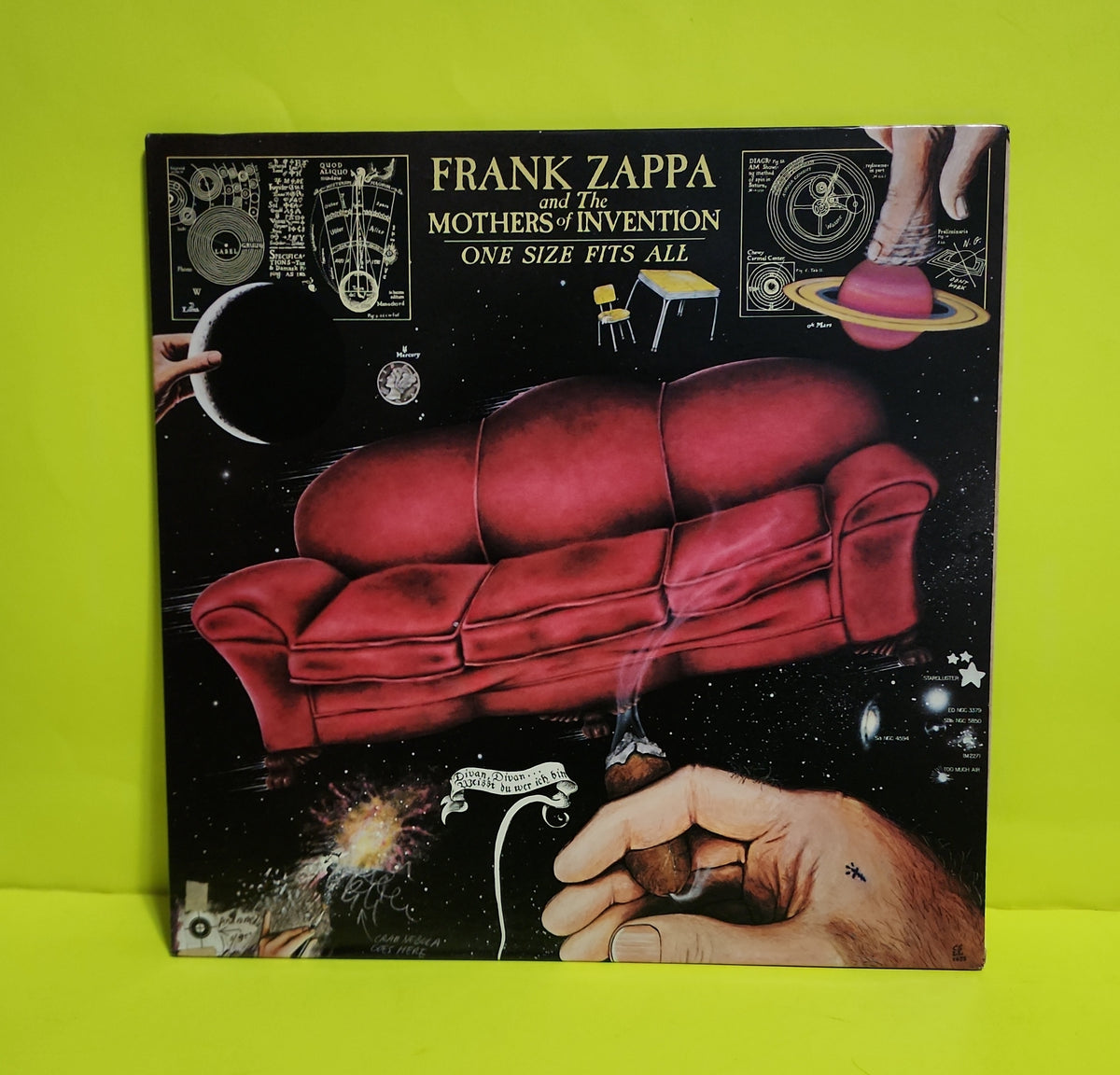 Frank Zappa And The Mothers Of Invention - One Size Fits All - 1975 - DS 2216 Used - EX - Vinyl