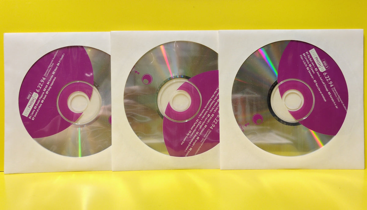 Phish - LivePhish 10 (6.22.94 Veterans Memorial Auditorium Columbus, Ohio) - 2002 - 62754-2 Used - VG++ - 3xCD Set