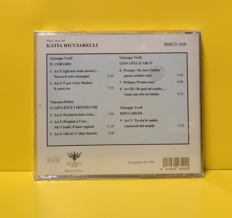 Katia Ricciarelli - The Art Of Katia Ricciarelli (Highlights) - 1993 - BMCD 026 New - Sealed - CDs