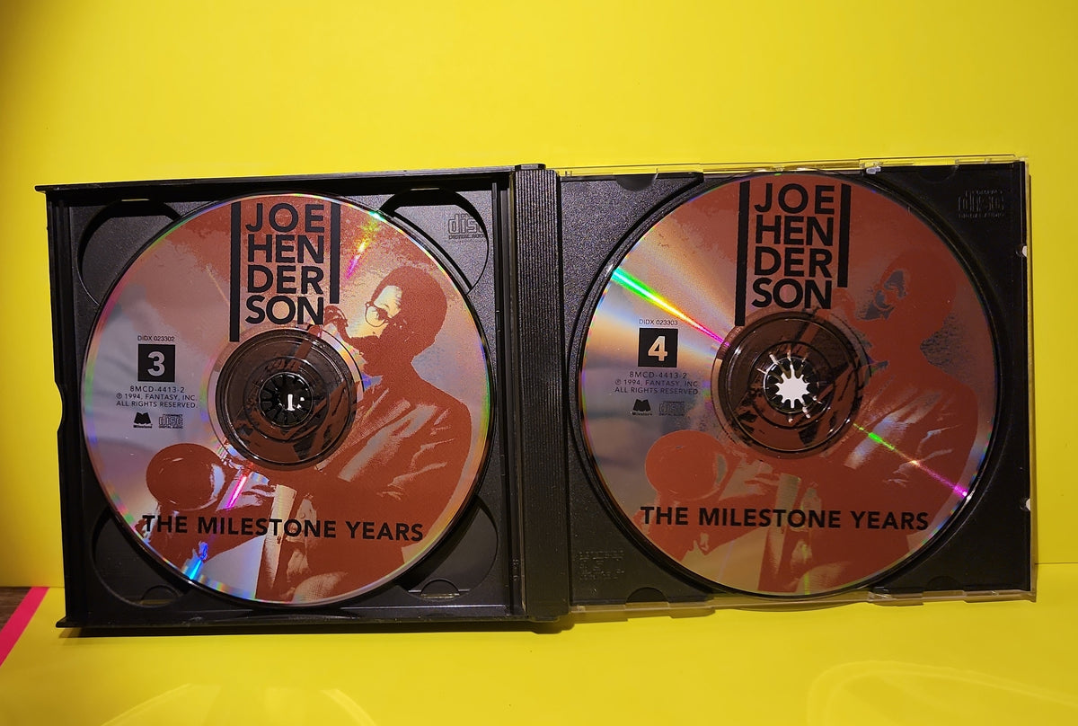 Joe Henderson  - The Milestone Years / 1- 4. - 1994 - 8Mcd-4413-2 Used - VG++ - CDs