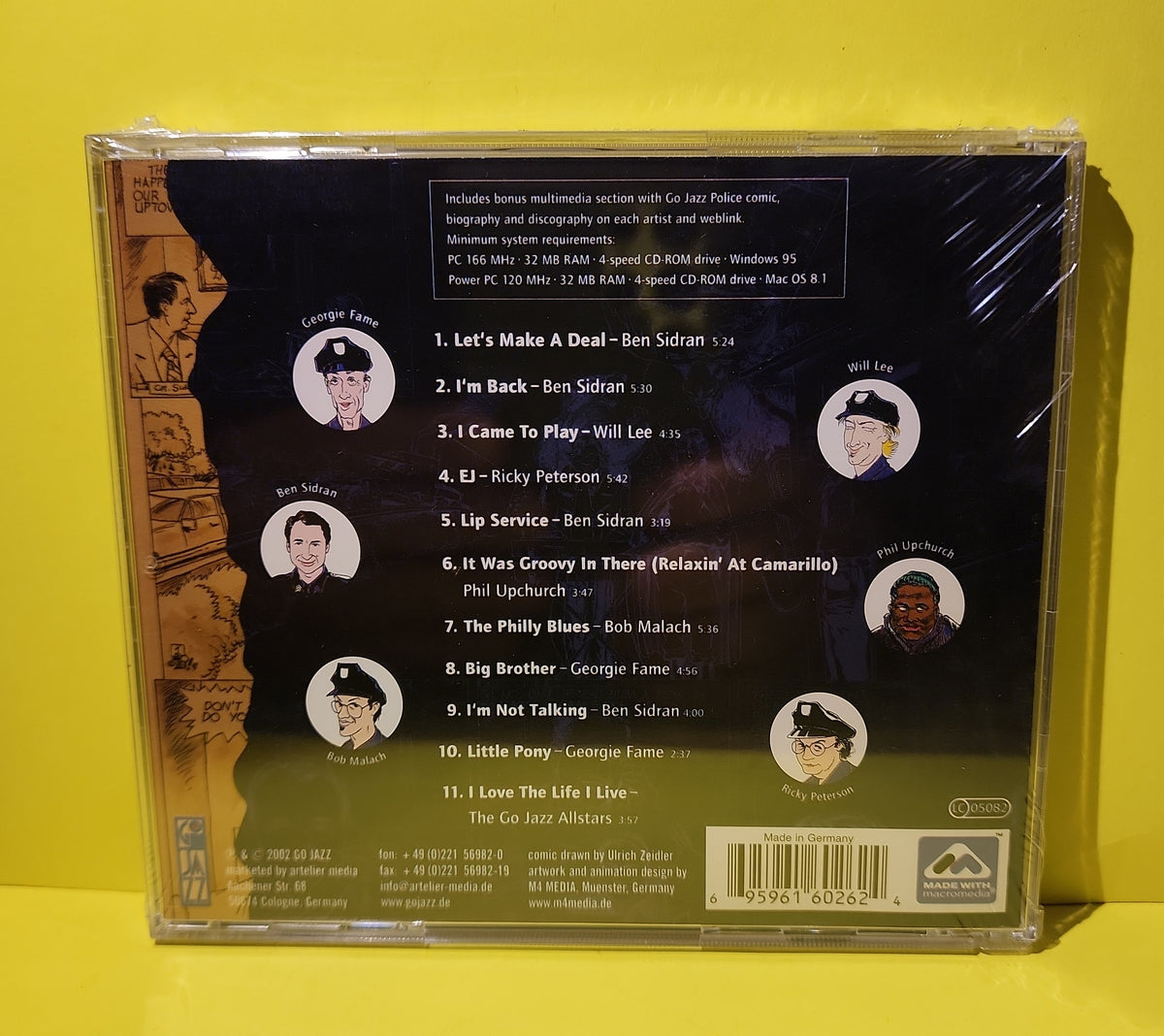 Various - Go Jazz Police - 2002 - GO 6026 2 New - Sealed - CDs