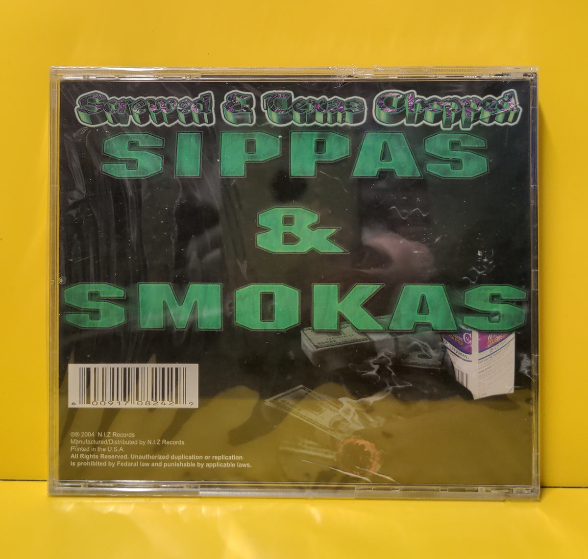 Sippas & Smokas - Screwed & Texas Chopped  - 2004 - New - Sealed - CDs