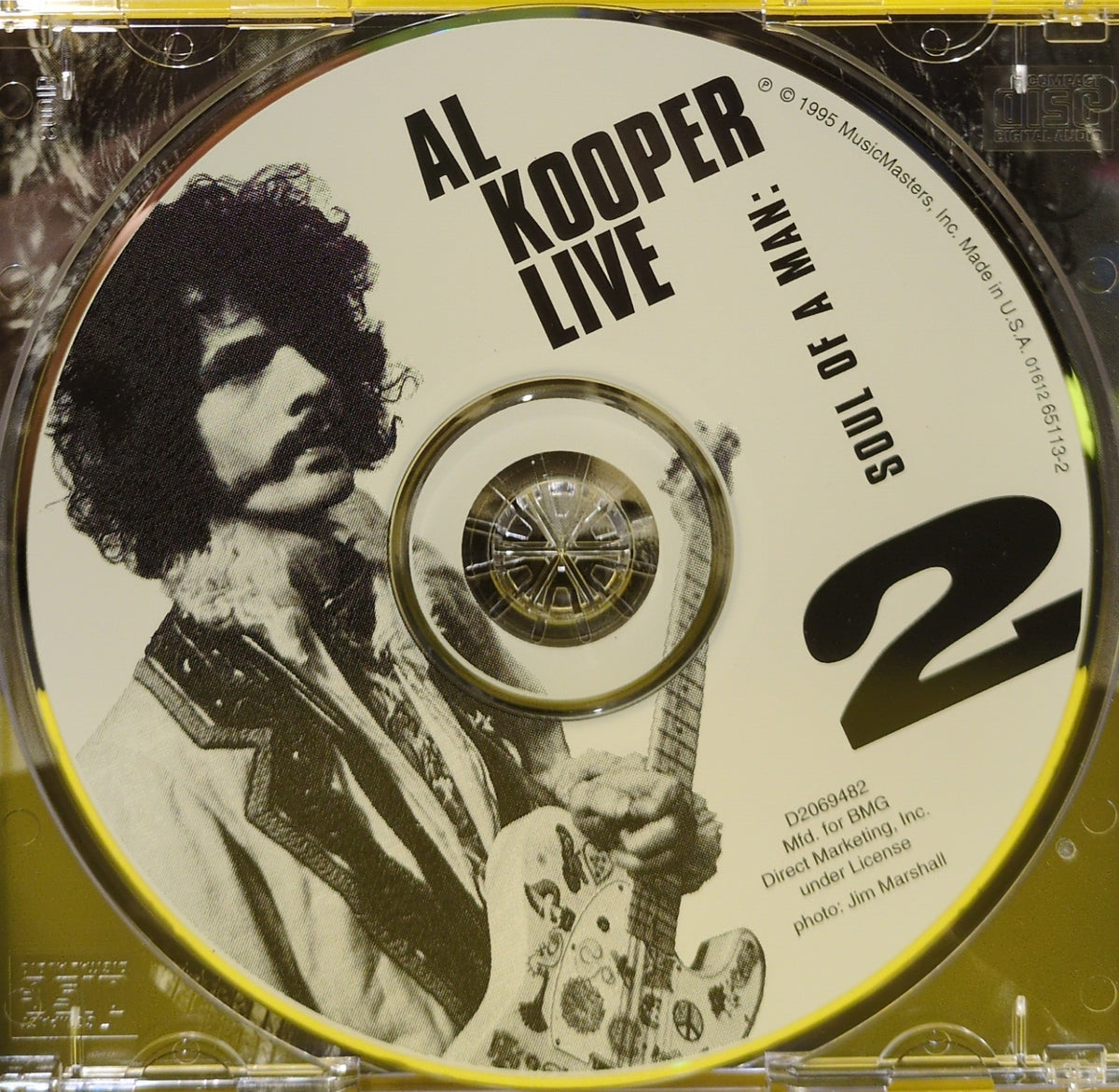 Al Kooper - Soul Of A Man: Al Kooper Live - 1995 - 01612 65113-2 Used - EX - CDs