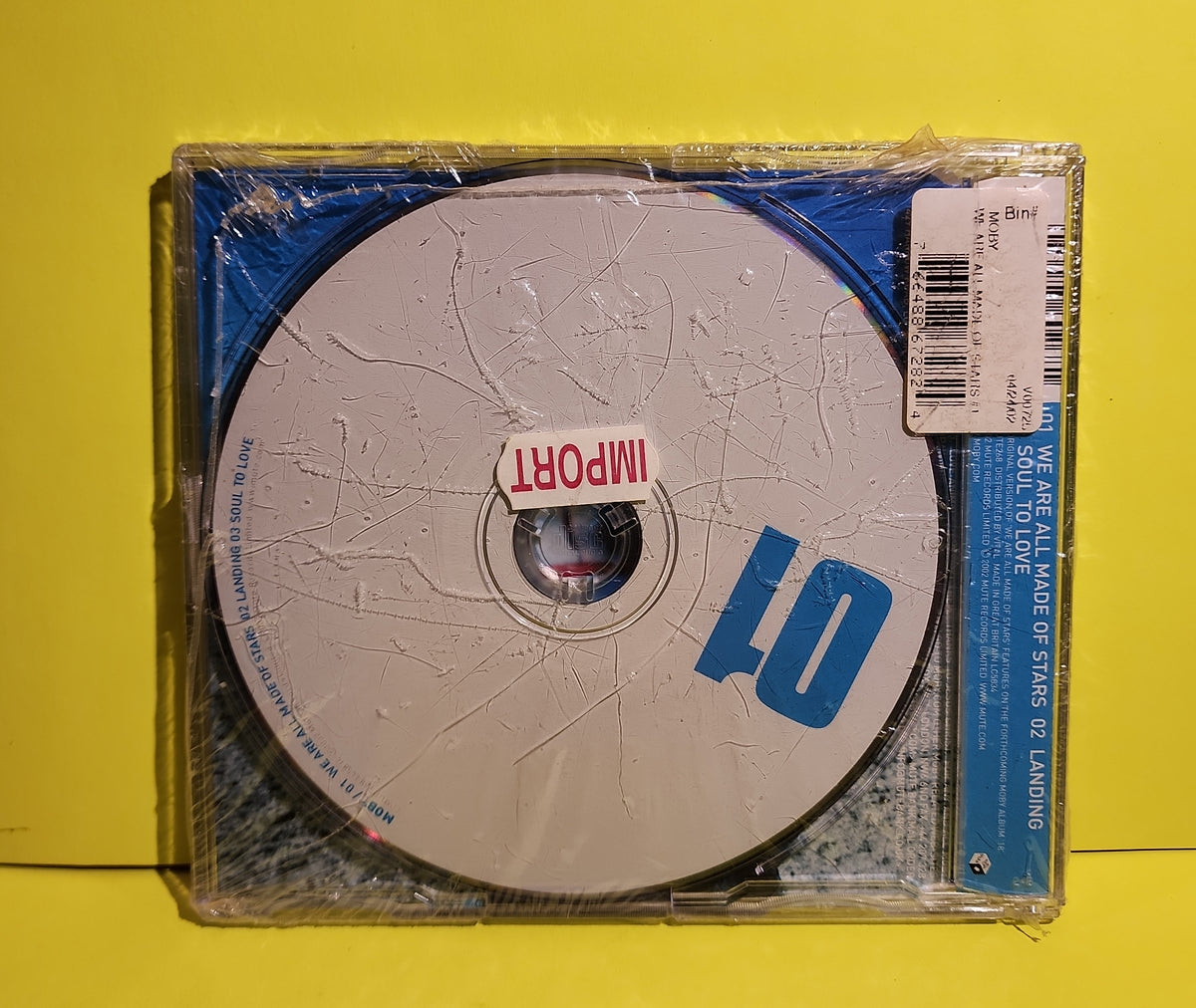 Moby - We Are All Made Of Stars - 2002 - CDMUTE268 New - Sealed - CDs - CD Single - UK Import - Mute Logo