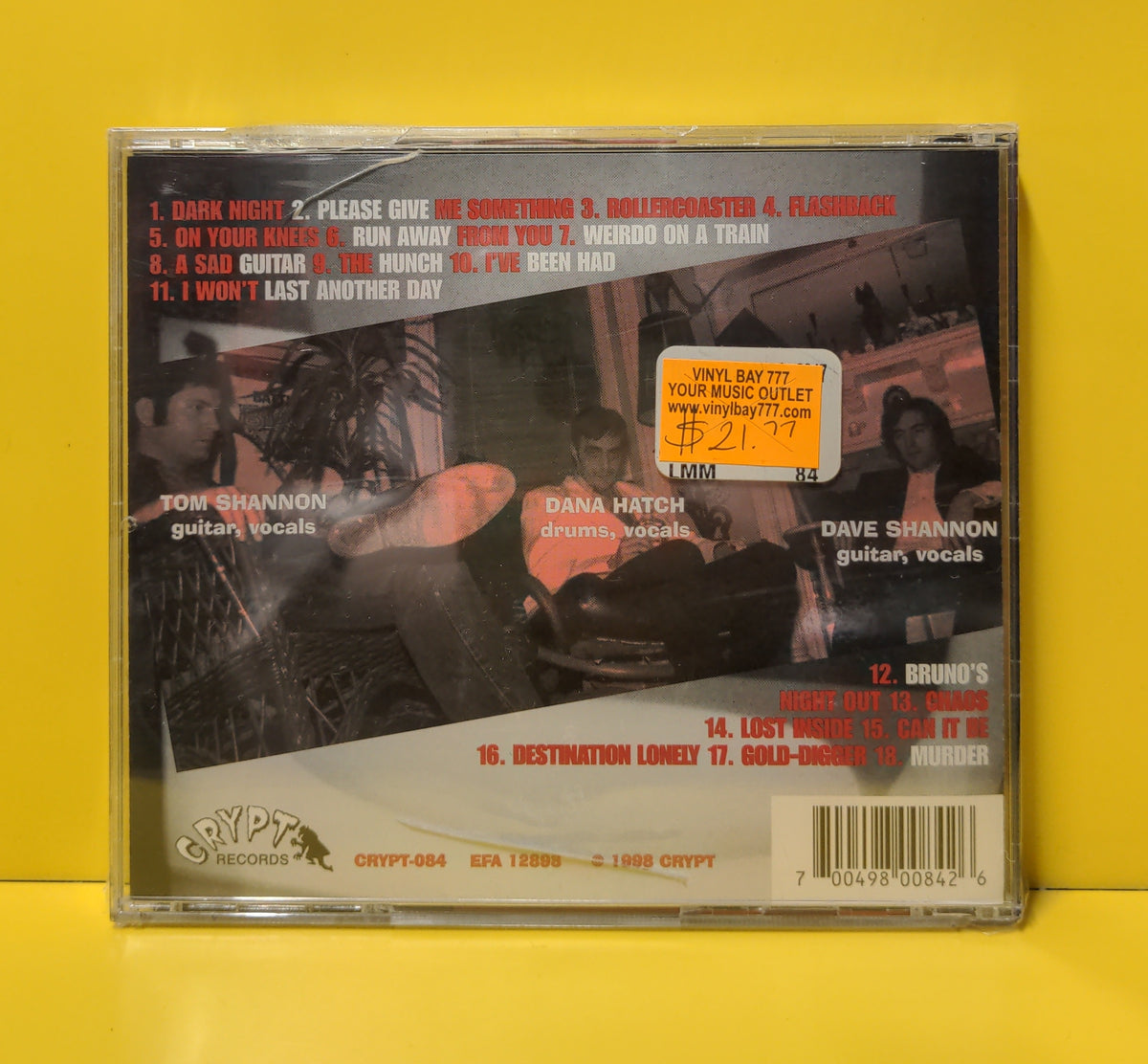 Cheater Slicks - Skidmarks - 1998 - CR-084 New - Sealed - CDs