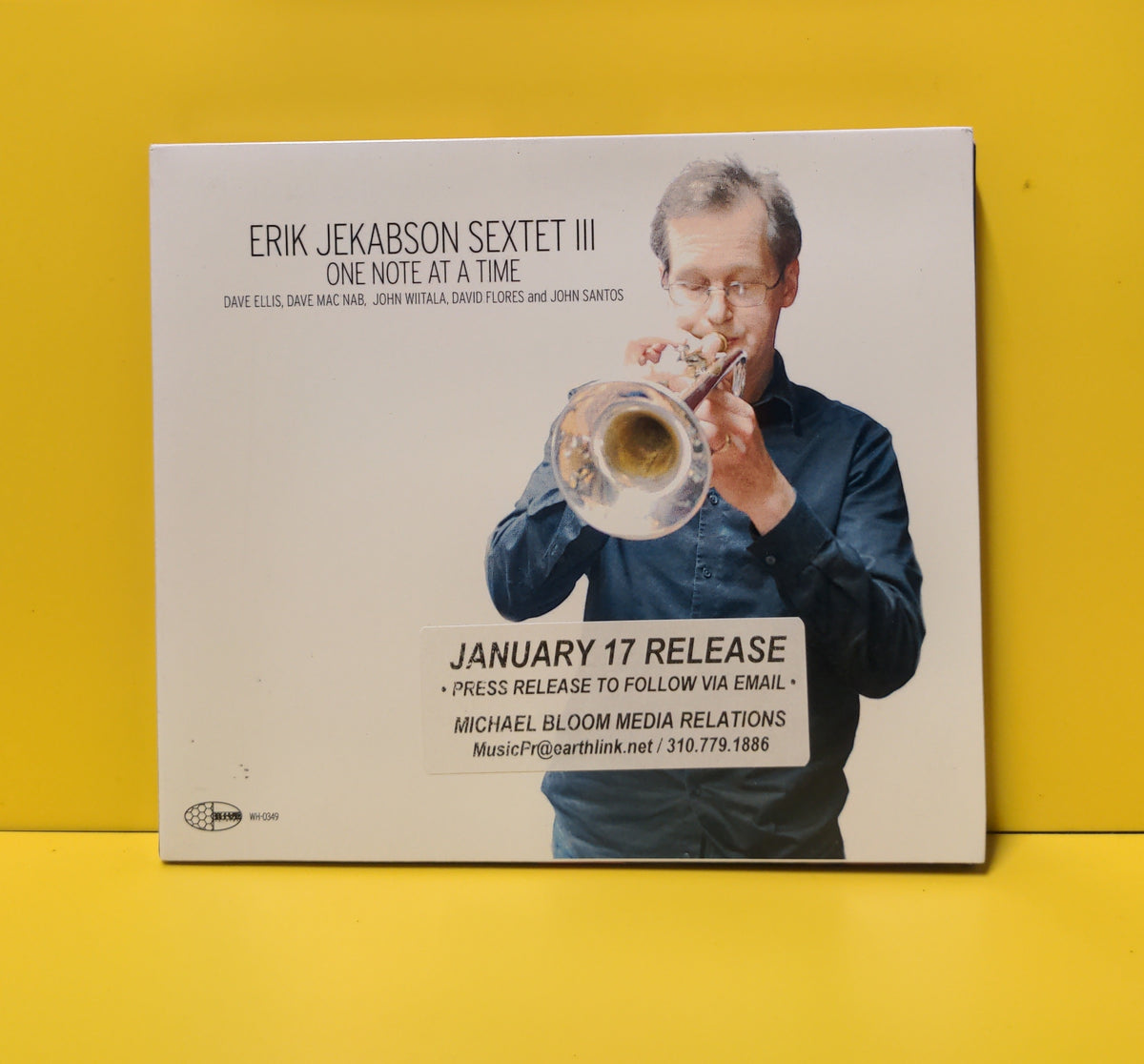 Erik Jekabson Sextet III - One Note At A Time  - 2020 - WH-0349 Used - EX - CDs