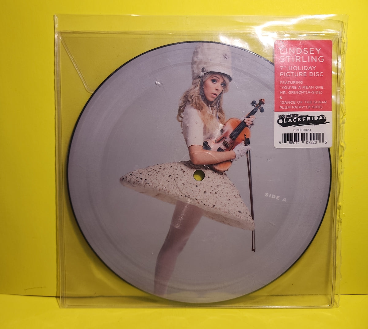 Lindsey Stirling - 7"RSD Holiday Picture Disc - 2018 - CRE00824 New - Sealed - Vinyl