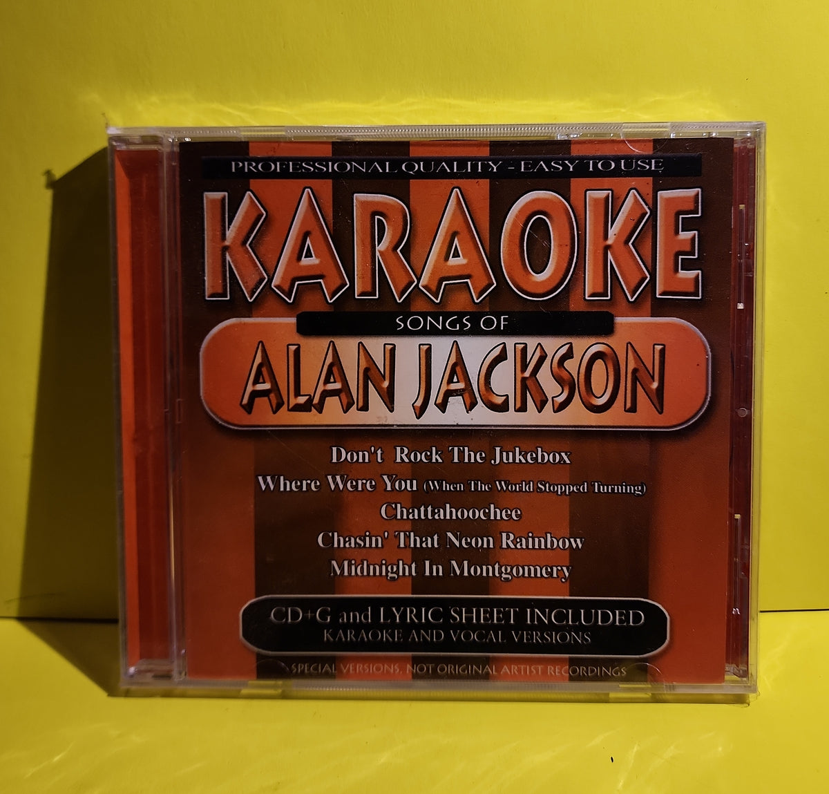 KARAOKE - Songs of Alan Jackson  - 2002 - 40162-2 New - Sealed - CDs