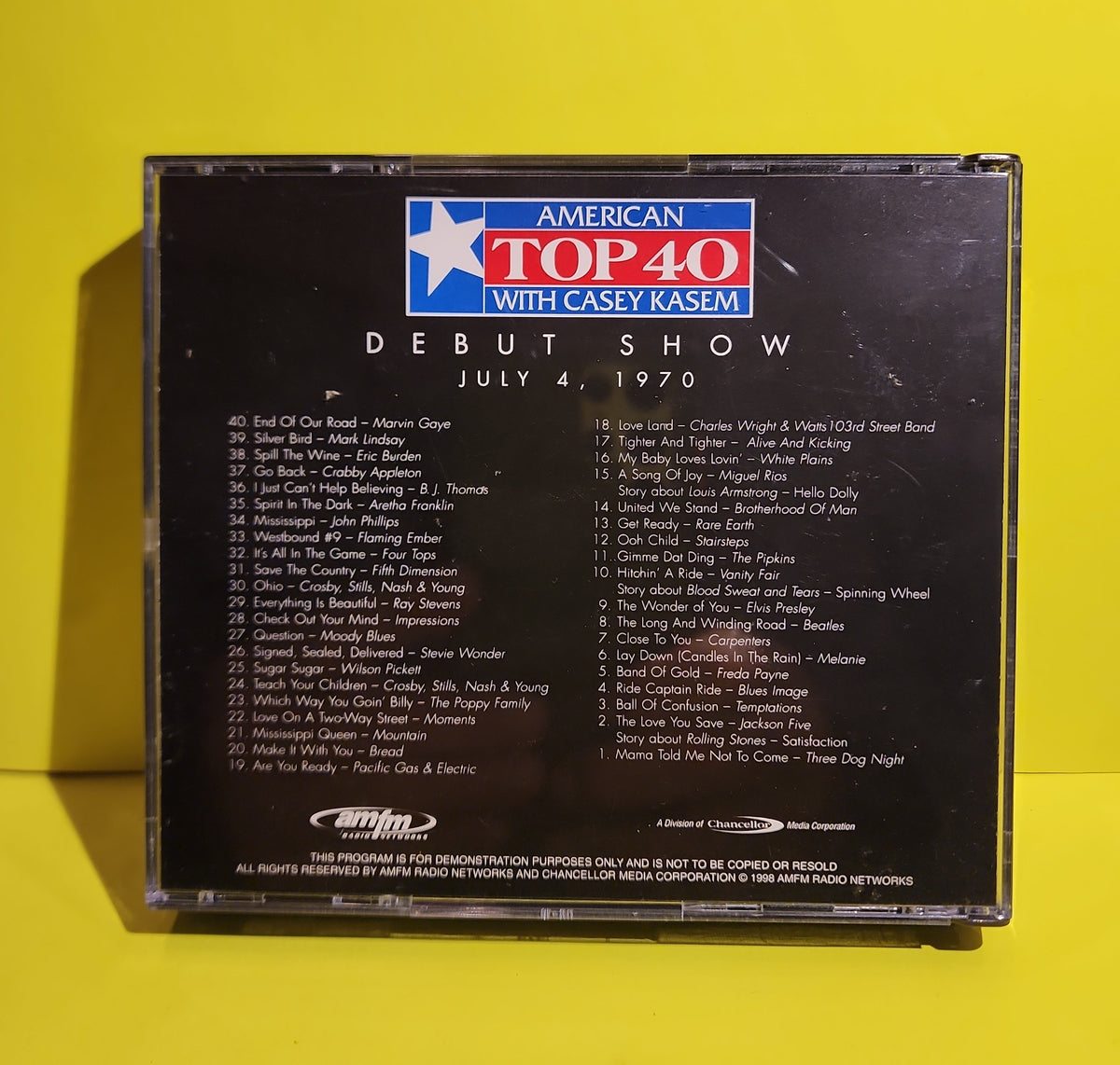 Casey Kasem  - American Top 40 With Casey Kasem: Debut Show July 4, 1970 - 1988 - Used - NM - CDs