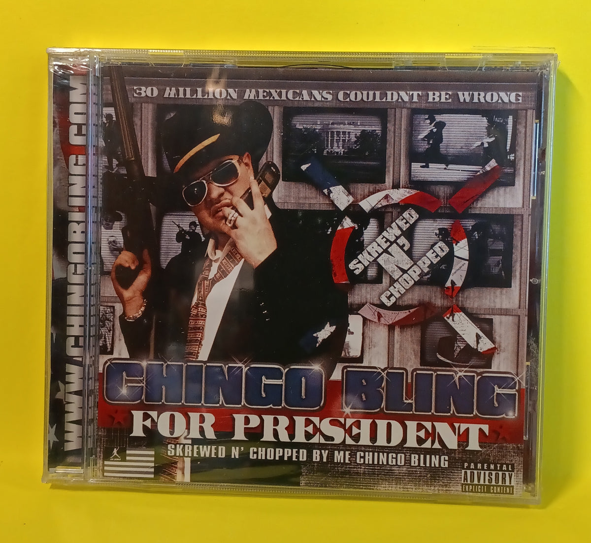 Chingo Bling - 4 President (Skrewed N Chopped) - 2004 - LOC 940 New - Sealed - CDs