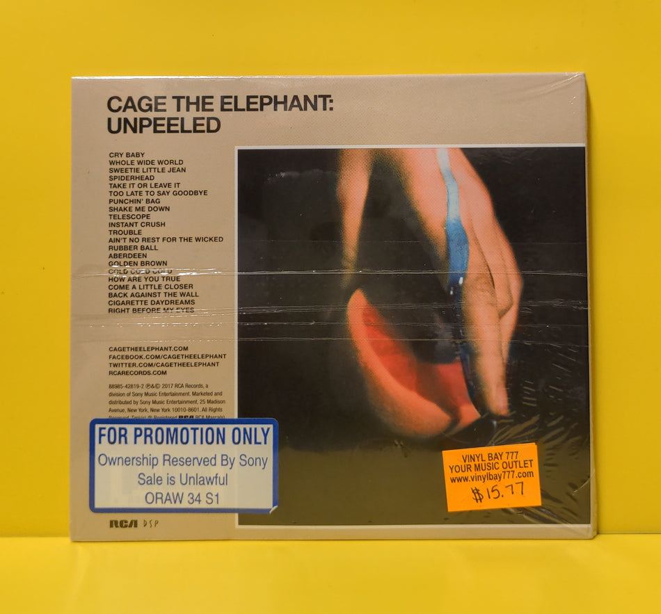 Cage The Elephant - Unpeeled - 2017 - 88985-42819-2 New - Sealed - CDs