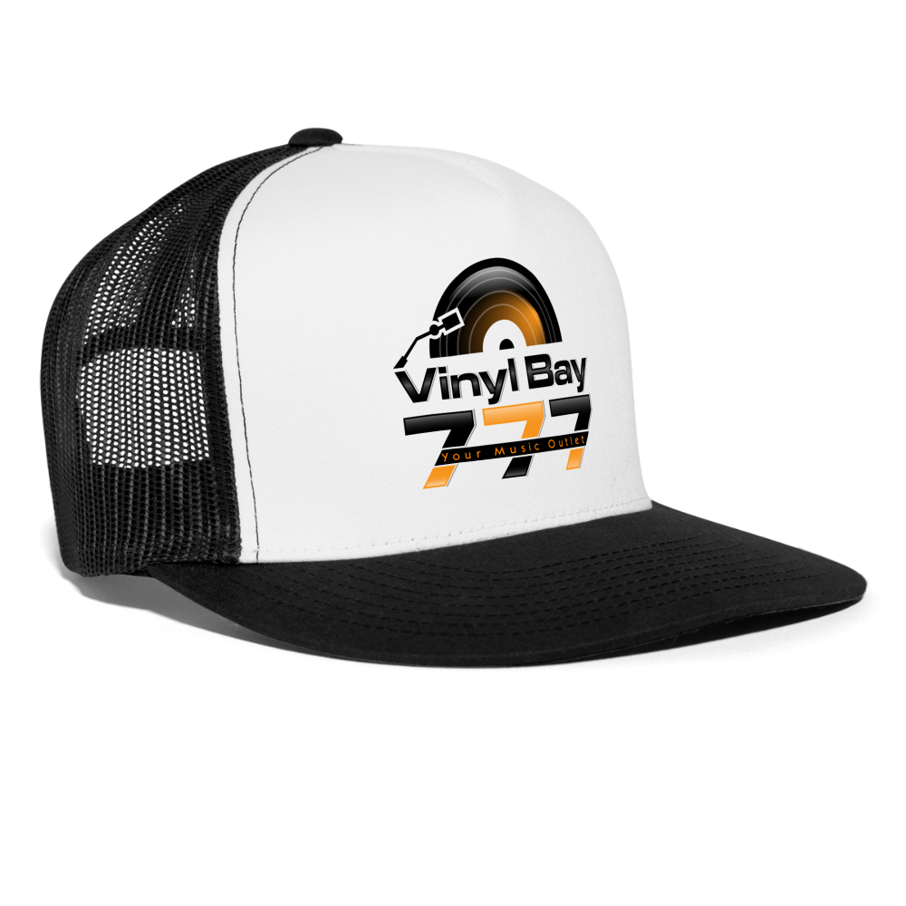 Vinyl Bay 777 Trucker Cap - white/black