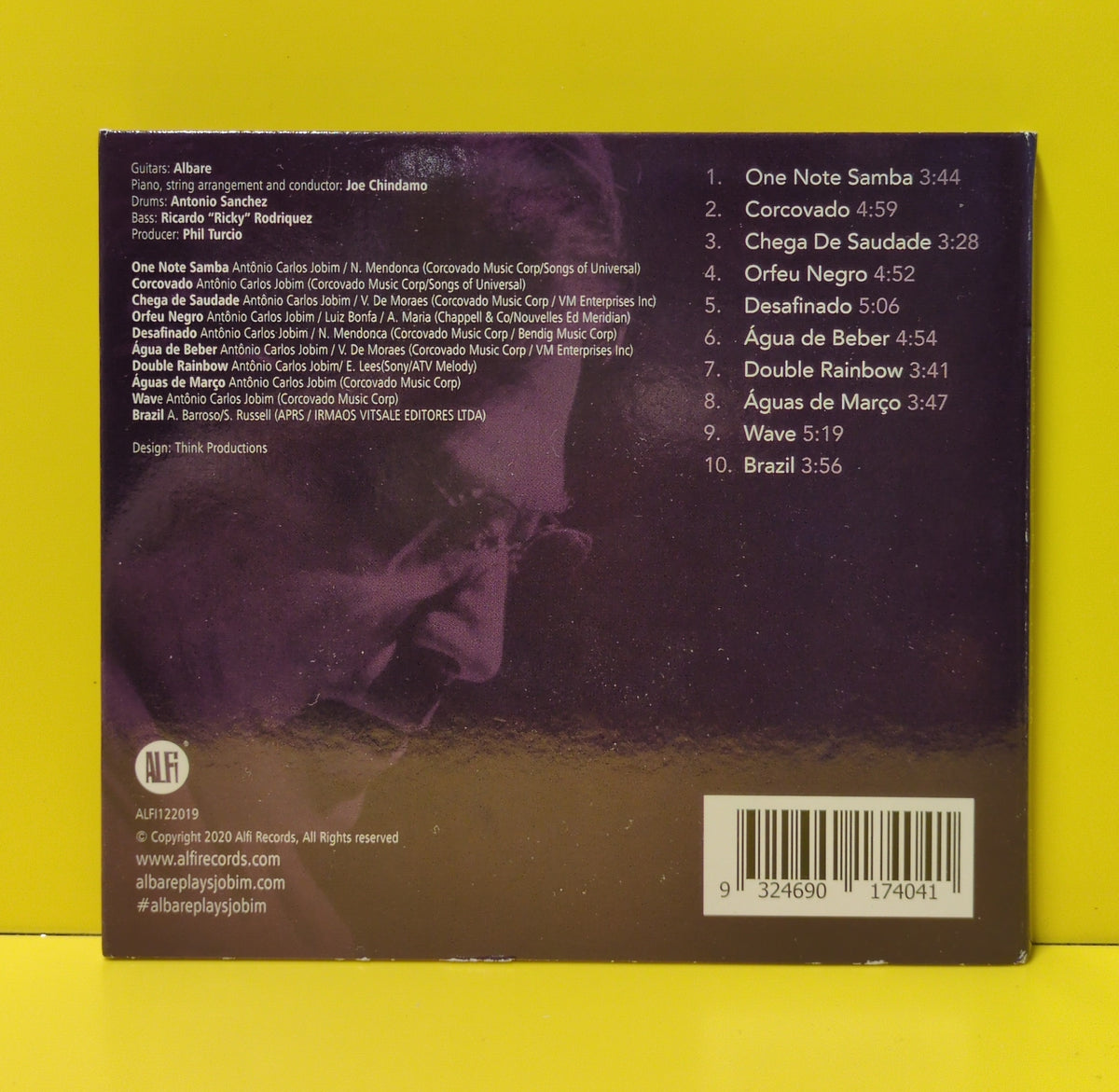 Albare - Albare Plays Jobim - 2020 - ALFI122019 Used - EX - CDs