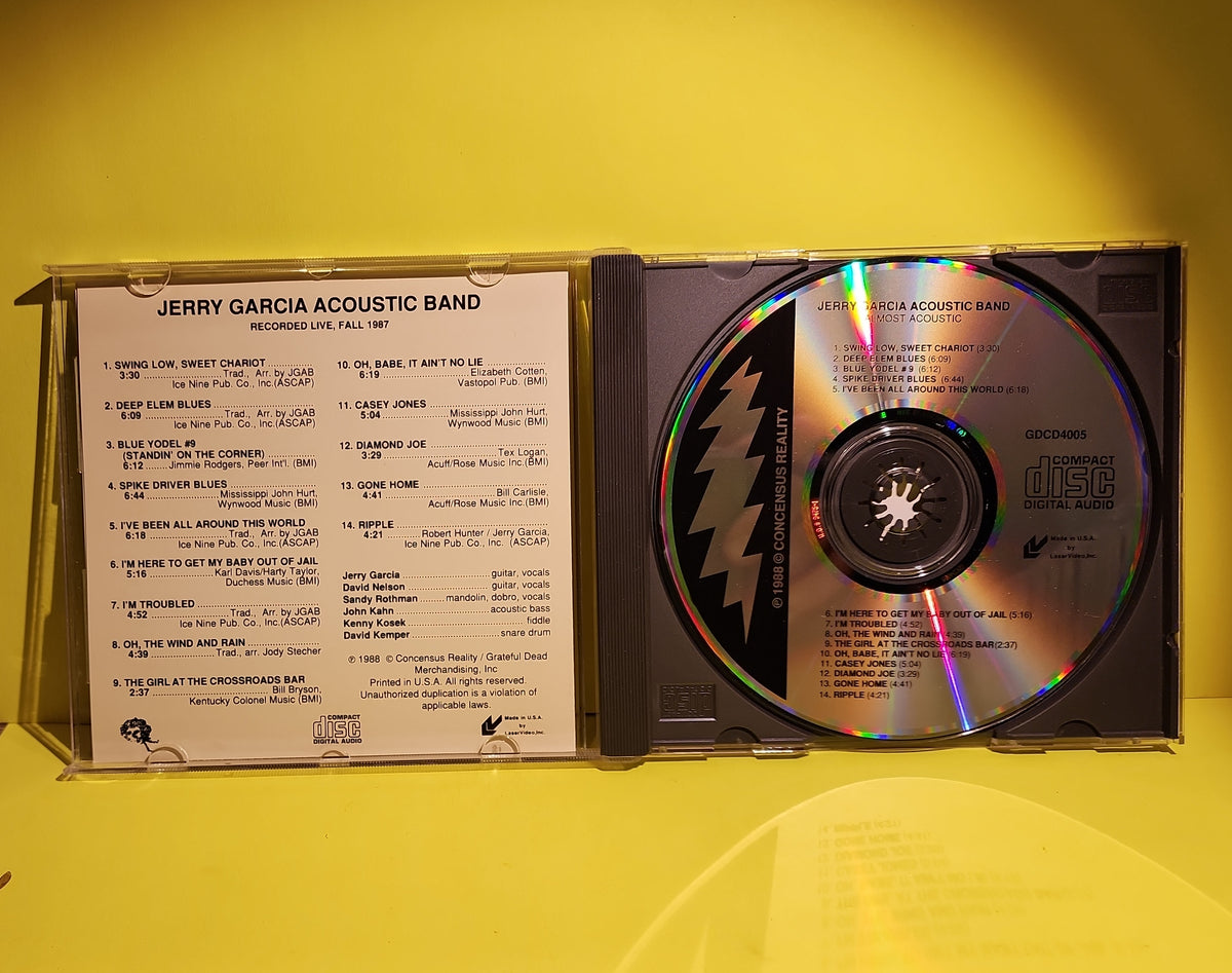 Jerry Garcia Acoustic Band  - Almost Acoustic  - 1988 - GDCD4005 Used - NM - CDs