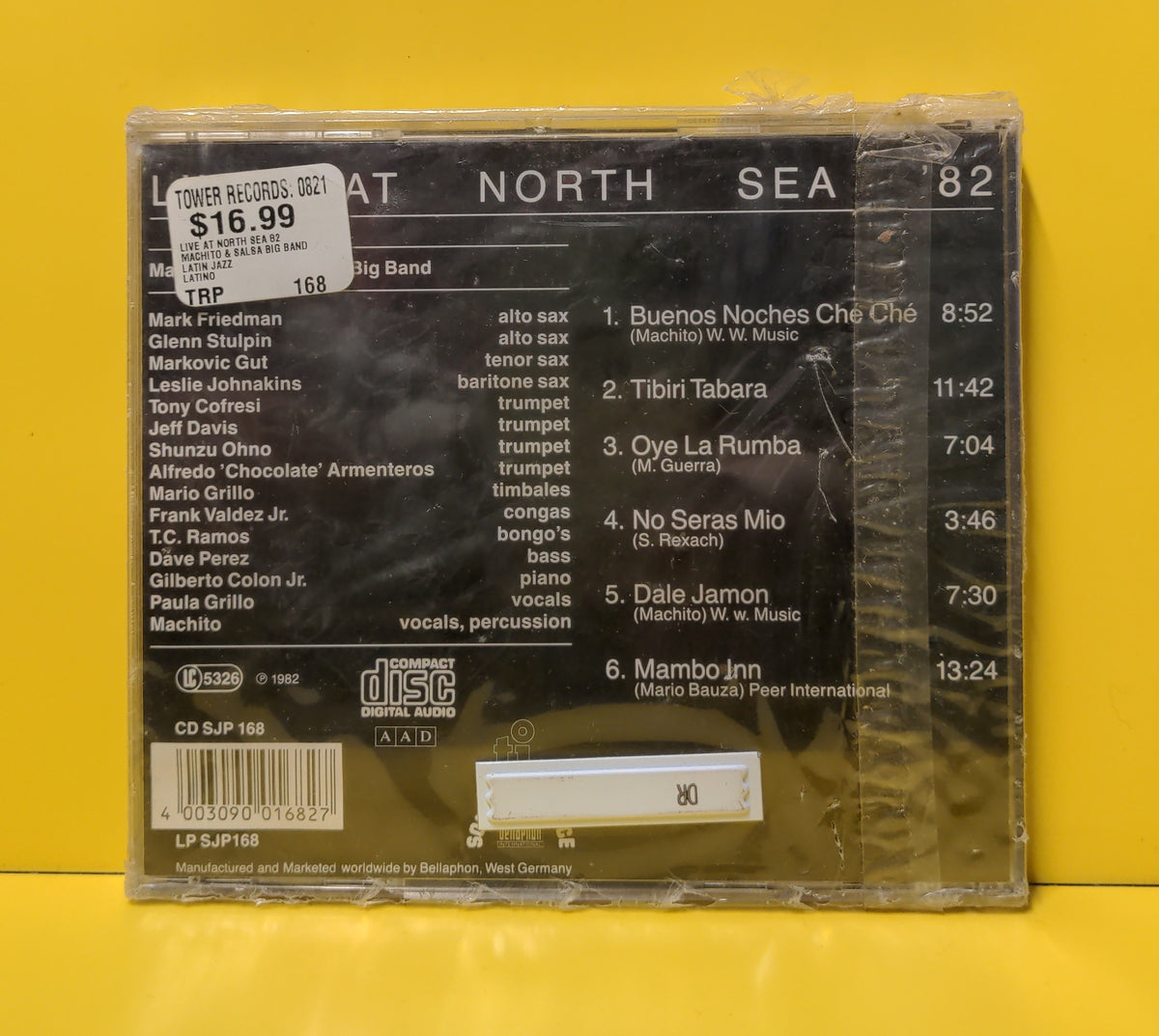 Machito And His Salsa Big Band - Live At North Sea '82 - 1990 - CD SJP 168 New - Sealed - CDs