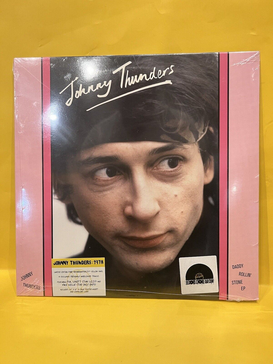 Rare Sealed LP Johnny Thunders Daddy Rollin' Stone EP RSD 2015 Yellow Vinyl