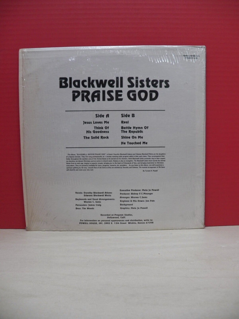 12" LP VG++/EX Blackwell Sisters Praise God Powell House, Inc. TP 9448-TP-A-101