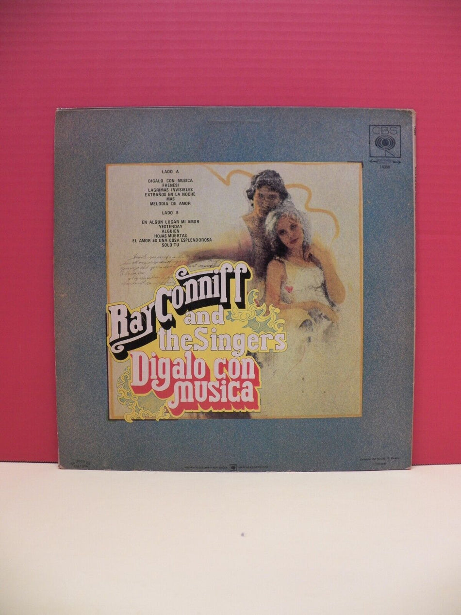 12" LP VG+ Ray Conniff & The Singers Digalo Con Musica 1973 CBS Colombia Import