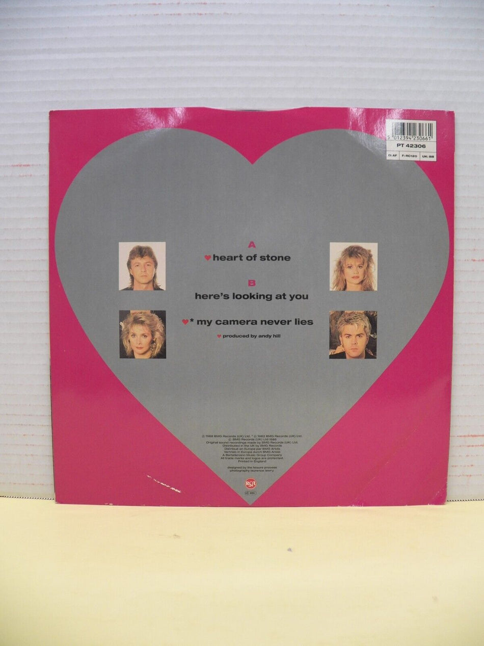 12" Single VG++/EX Bucks Fizz Heart Of Stone 1988 RCA UK Import PT 42306