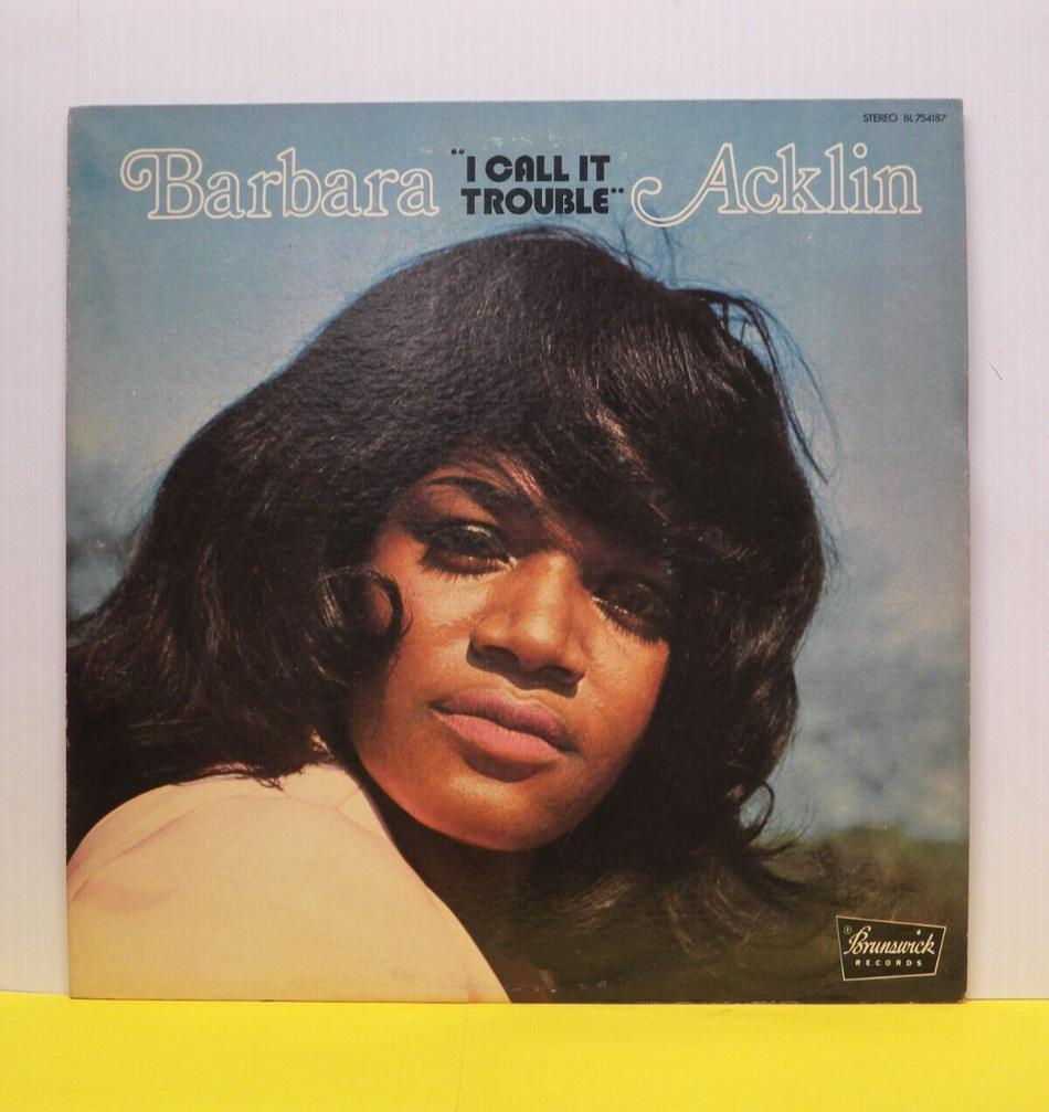 12" LP NM Barbara Acklin I Call It Trouble 1972 Brunswick Records Promo