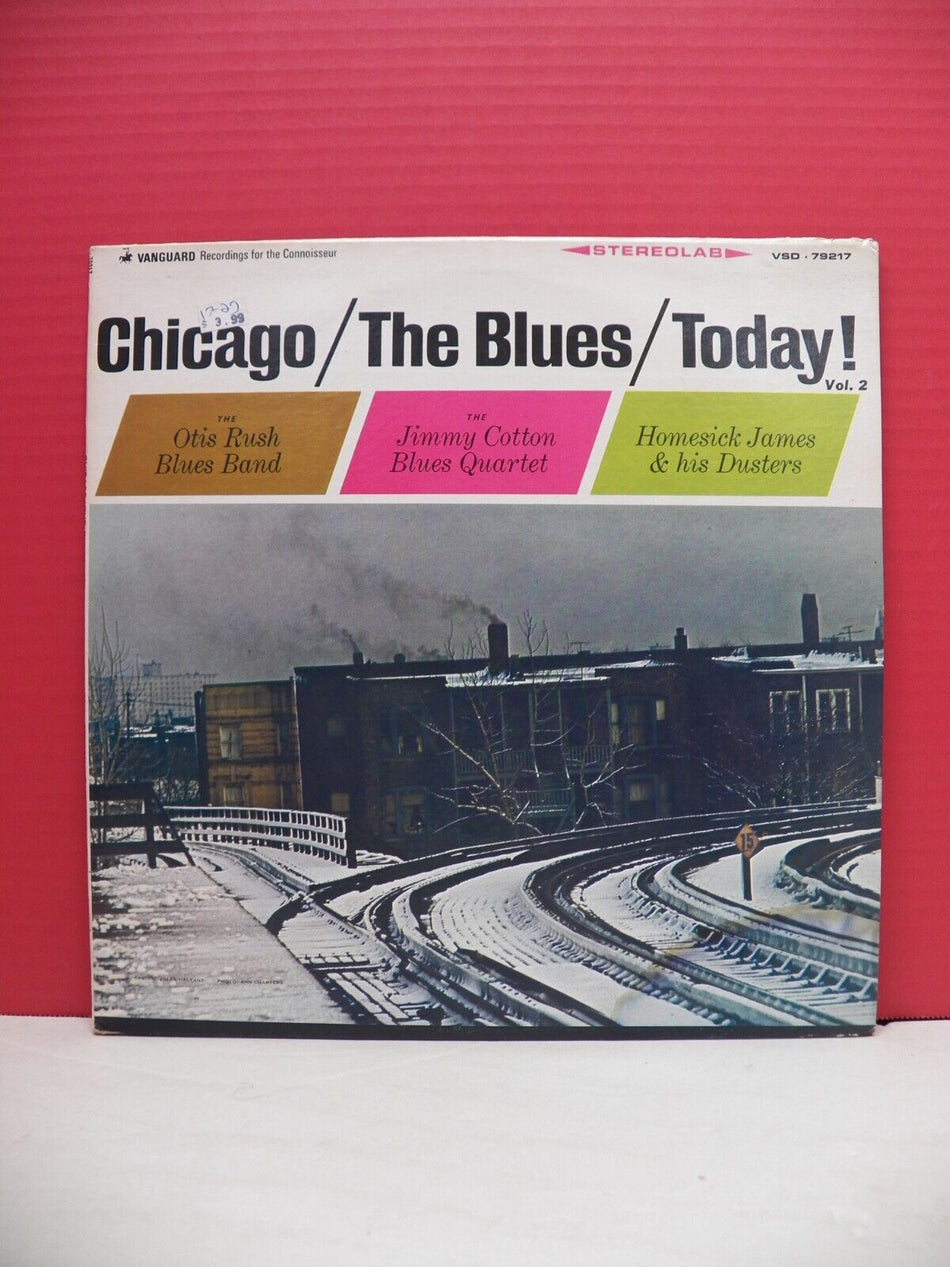 12" LP EX Chicago / The Blues / Today! Vol. 2 1968 Vanguard Stereo Reissue