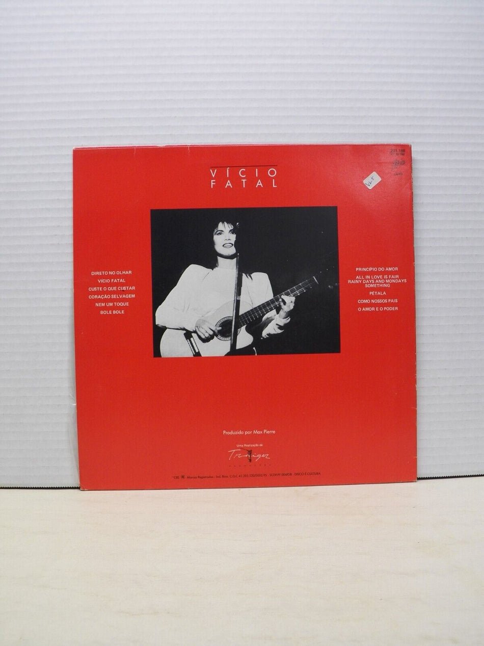 12" LP M- Rosana Rosana Ao Vivo 1988 Epic Reissue Brazil Import 231.188