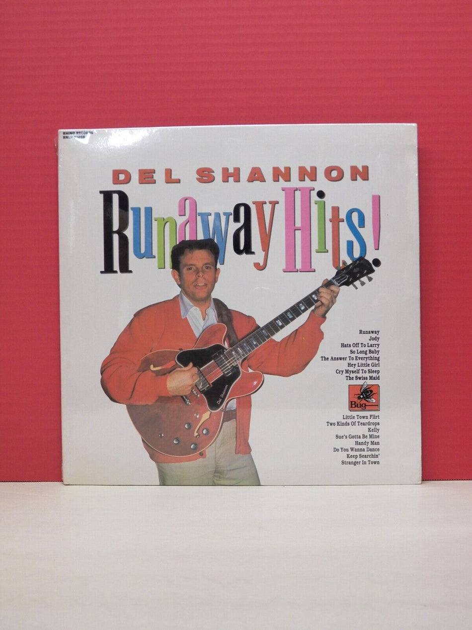 Sealed 12" LP Del Shannon Runaway Hits! 1986 Rhino Records Mono RNLP 71056