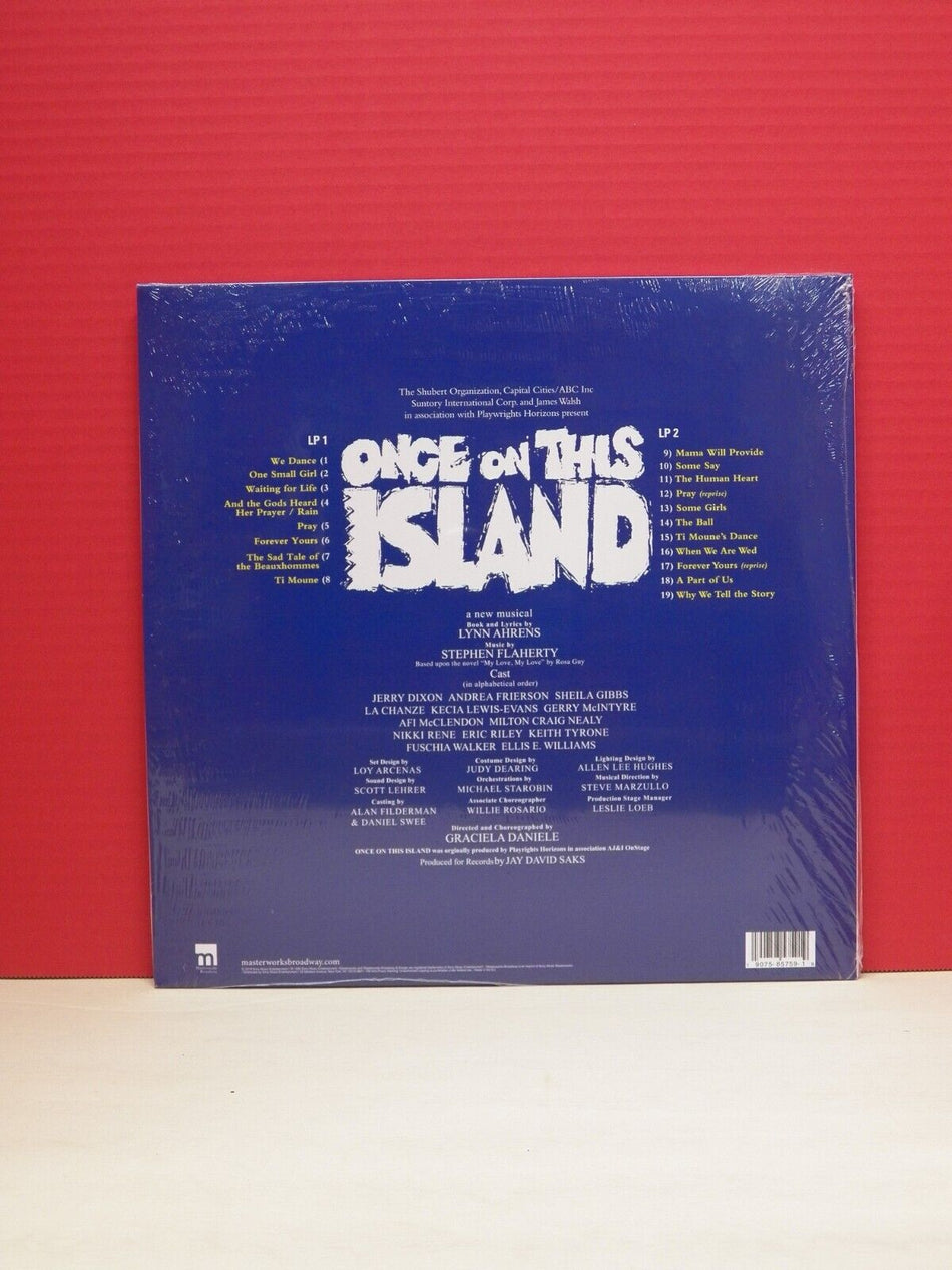 Sealed 12" 2xLP Ahrens/Flaherty Once On This Island 2018 Masterworks Broadway