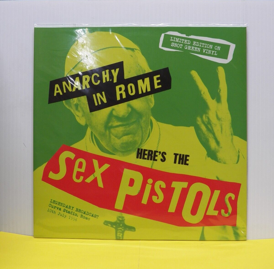 Sealed 12" LP Sex Pistols Anarchy In Rome 2018 Coda Ltd Ed Green Vinyl EU Import