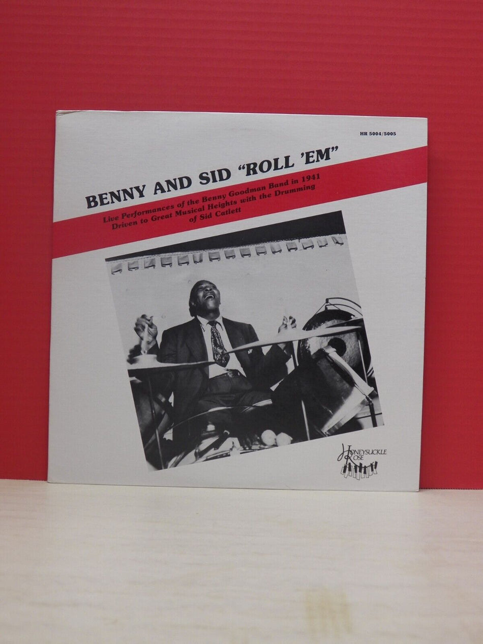 12" 2xLP EX Benny Goodman / Sid Catlett Benny And Sid "Roll 'Em" HR 5004/5005