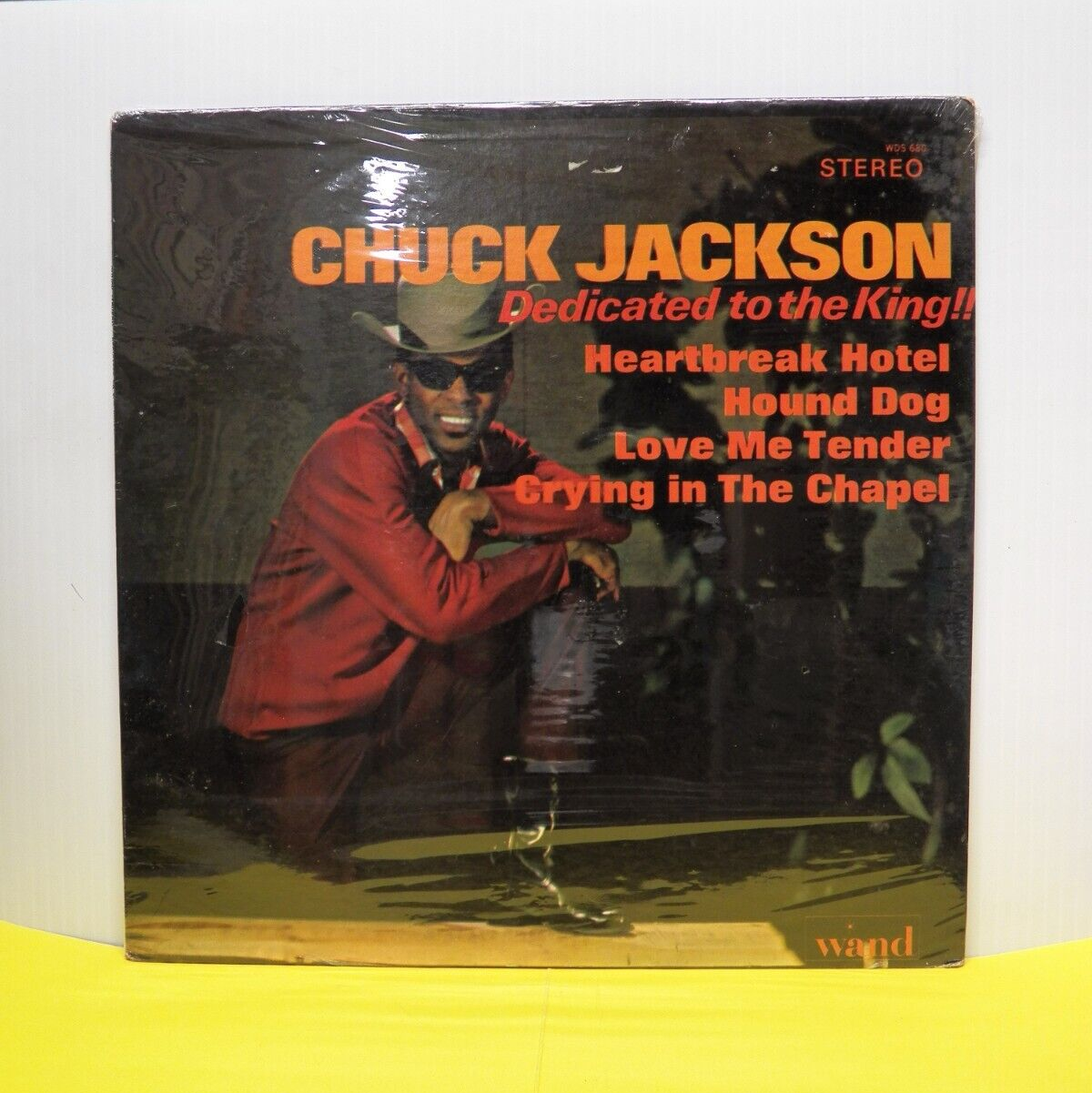 Sealed 12" LP Chuck Jackson Dedicated To The King!! 1966 Wand Stereo WDS 680