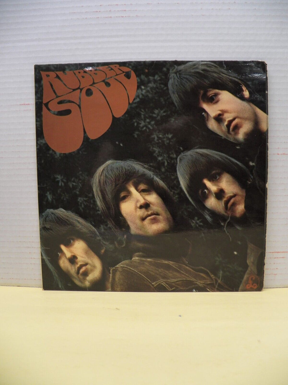 12" LP VG+ The Beatles Rubber Soul 1965 UK Import Mono 2nd Press Roman Font