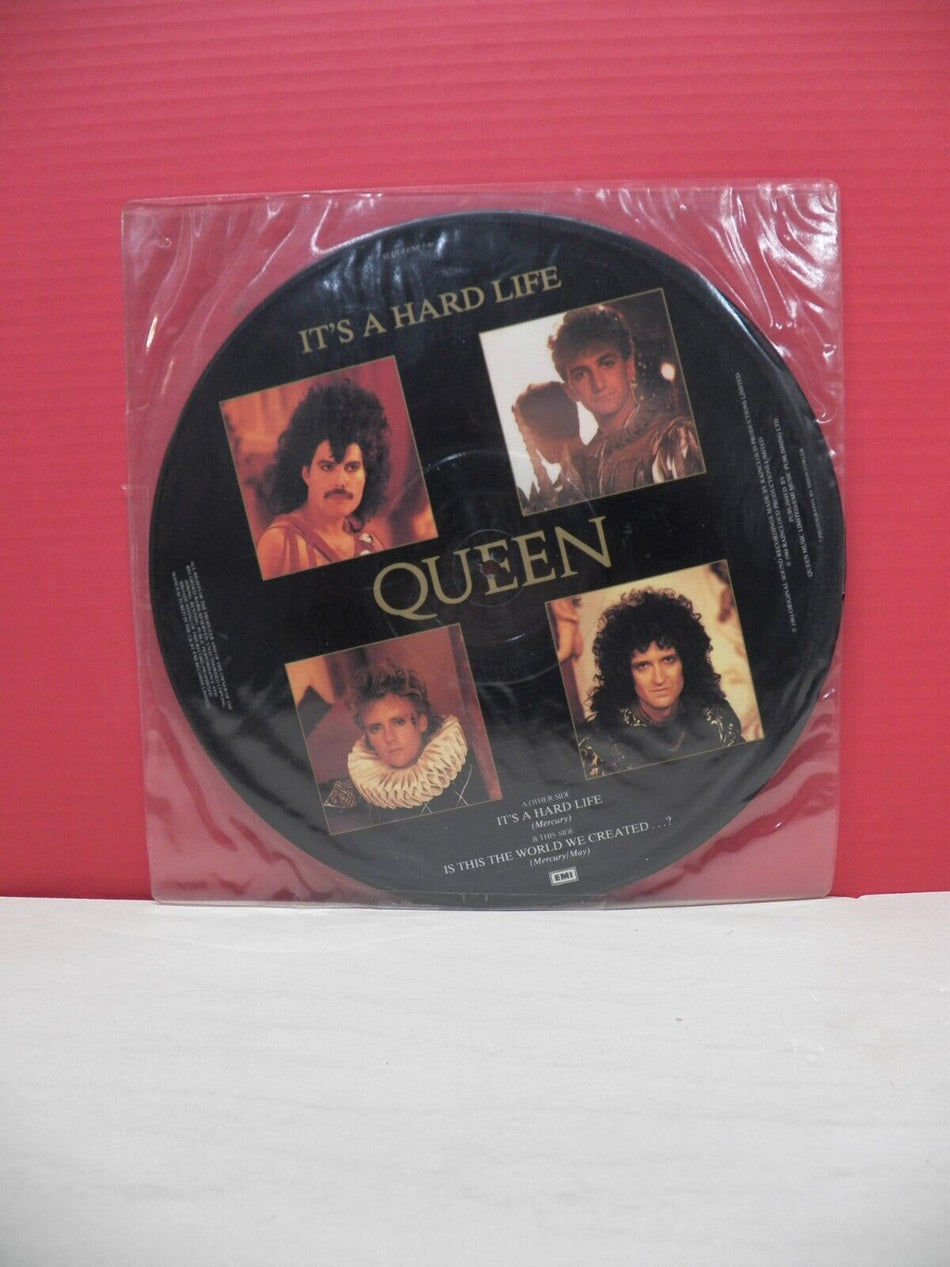 12" Picture Disc Single EX Queen It's A Hard Life 1984 EMI UK Import 12 QUEENP 3