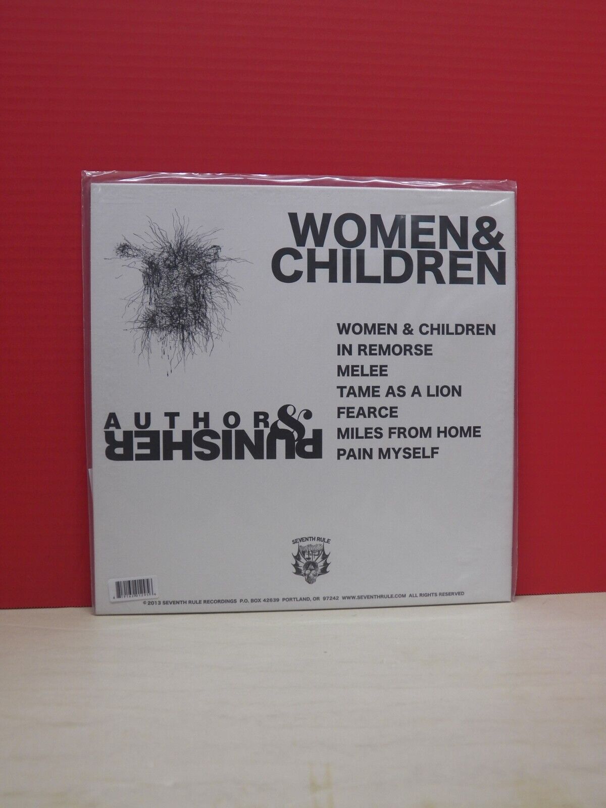 New, Unplayed LP Author & Punisher Women & Children 2013 Seventh Rule SRULE035