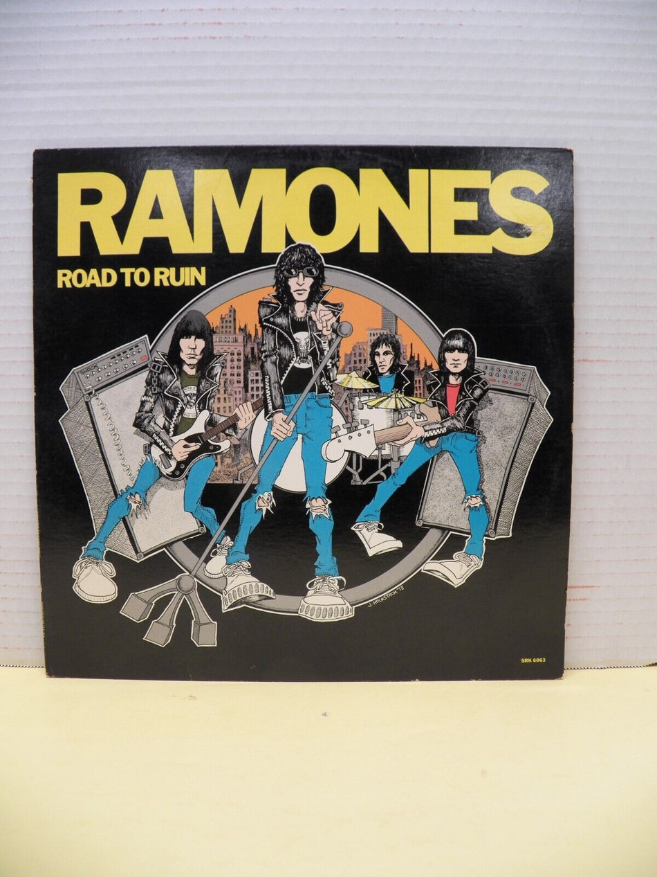 12" LP VG++/EX Ramones Road To Ruin Sire Records Reissue SRK 6063