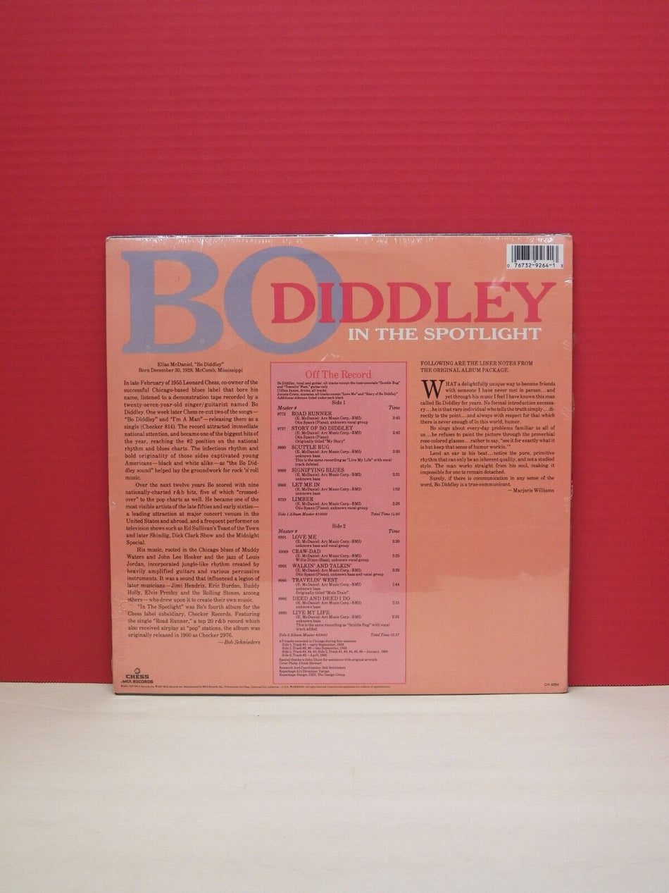 Sealed 12" LP Bo Diddley In The Spotlight 1987 Chess Reissue CH-9264