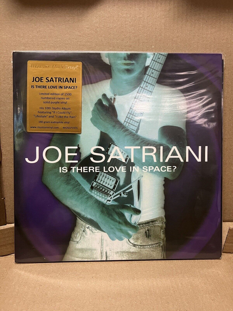 Sealed Record 2 LP Joe Satriani Is There Love In Space Limited Edt. Purple Vinyl