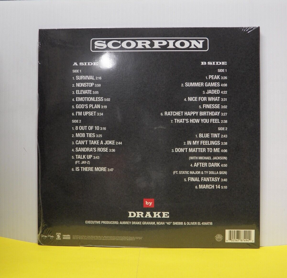 Sealed 12" 2xLP Drake Scorpion 2018 Young Money Parental Advisory B0029103-01