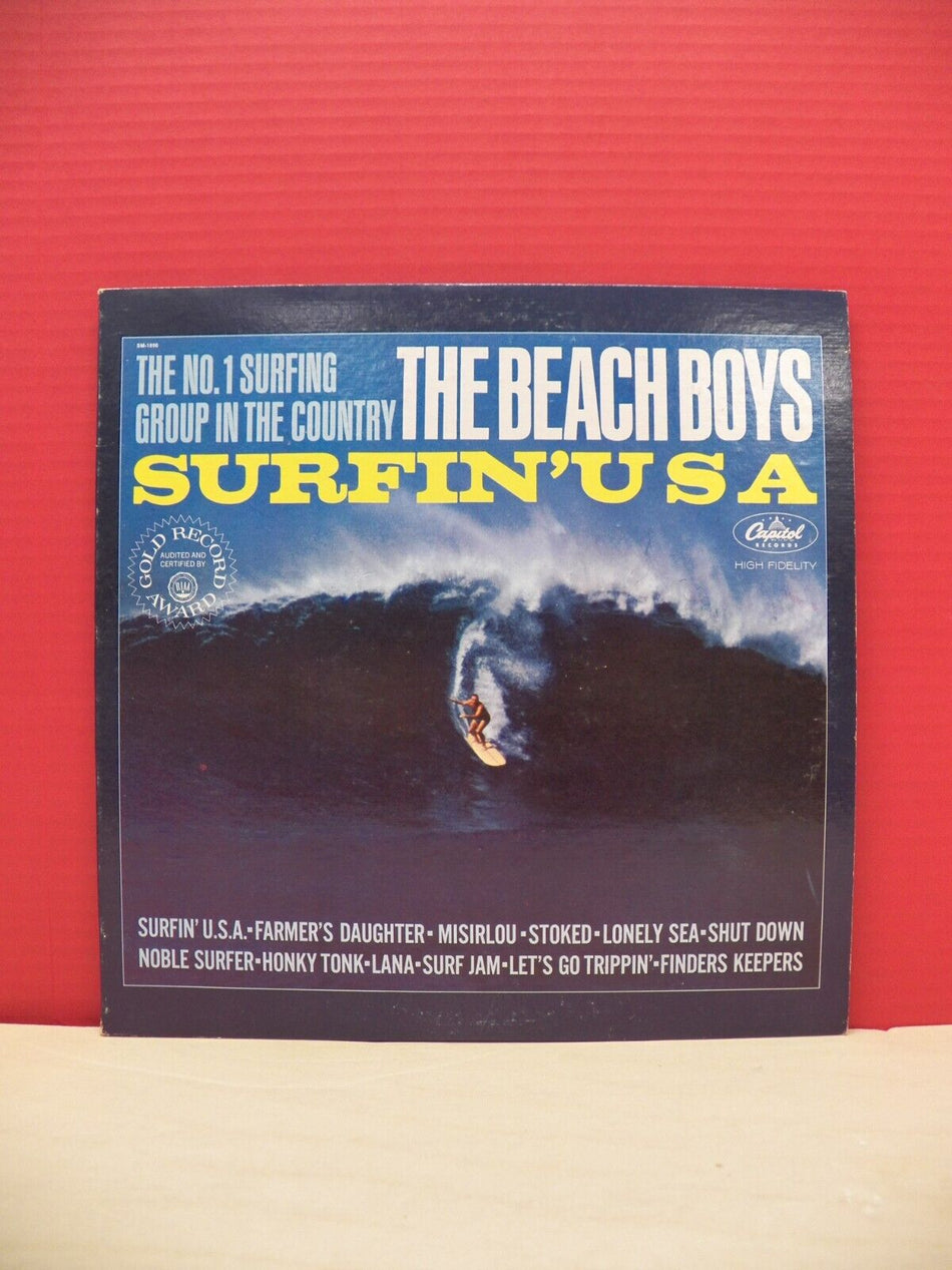 12" LP EX The Beach Boys Surfin' U.S.A. 1976 Capitol Reissue SM-1890