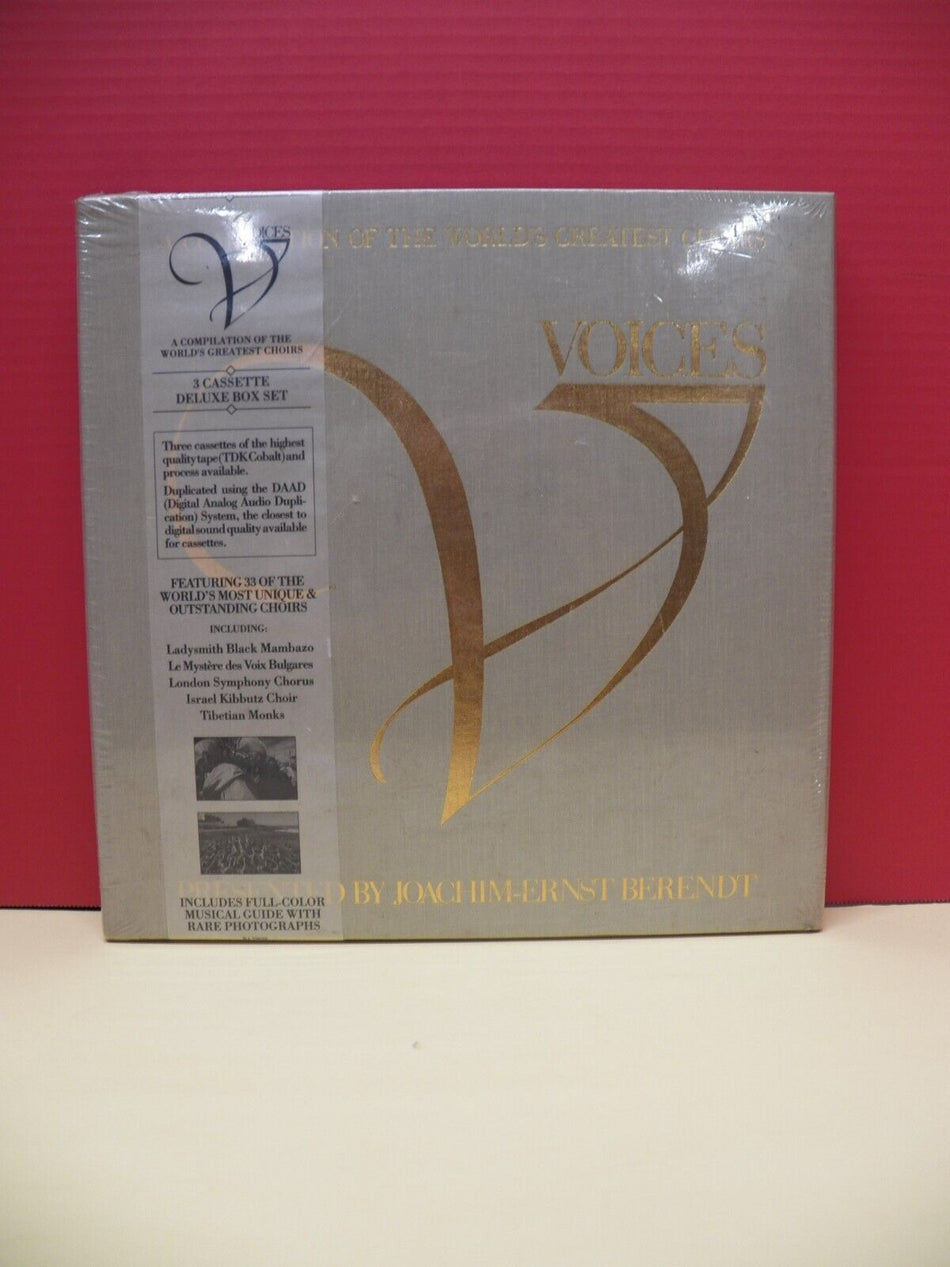 3xCassette Box Set Voices-A Compilation Of The World's Greatest Choirs 1990 Mesa