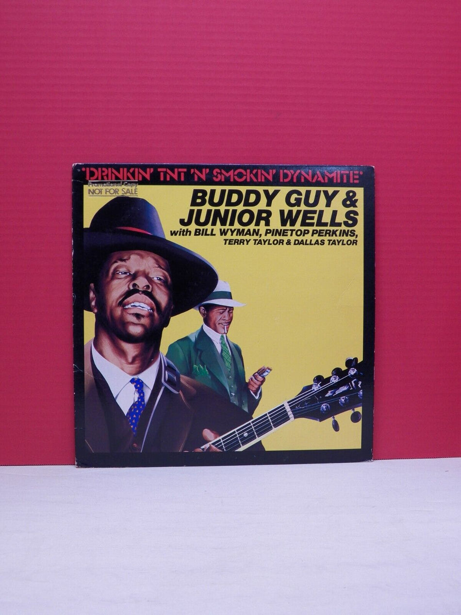 12" LP EX Buddy Guy & Junior Wells Drinkin' TNT 'N' Smokin' Dynamite 1982 Promo