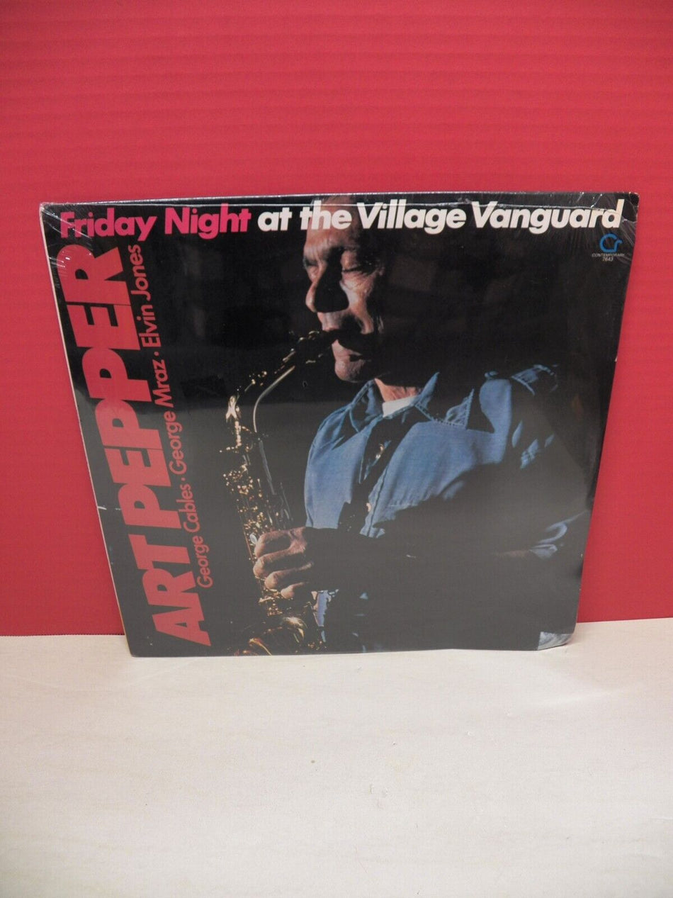 Sealed 12" LP Art Pepper Friday Night At The Village Vanguard 1980 Contemporary