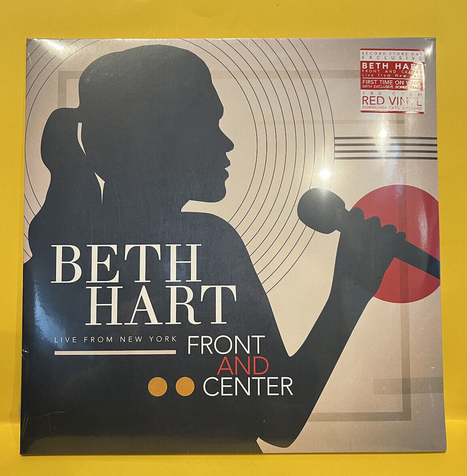 Sealed Vinyl Record Beth Hart Front and Center  RSD 2019 2 LP Red Vinyl 180 Gram