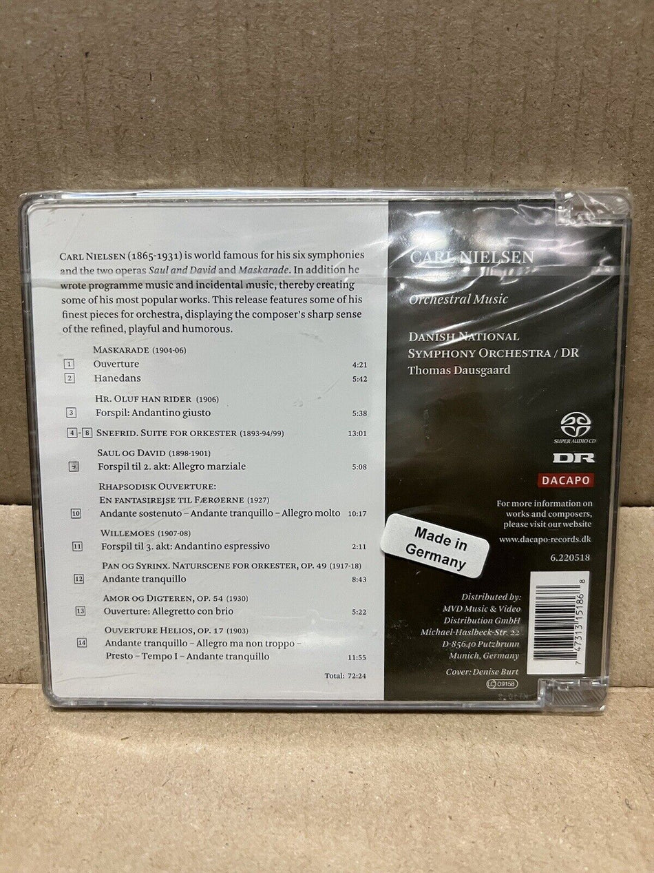 Sealed SACD Thomas Dausgaard Carl Nielsen-Orchestral Music 2006 Dacapo Import