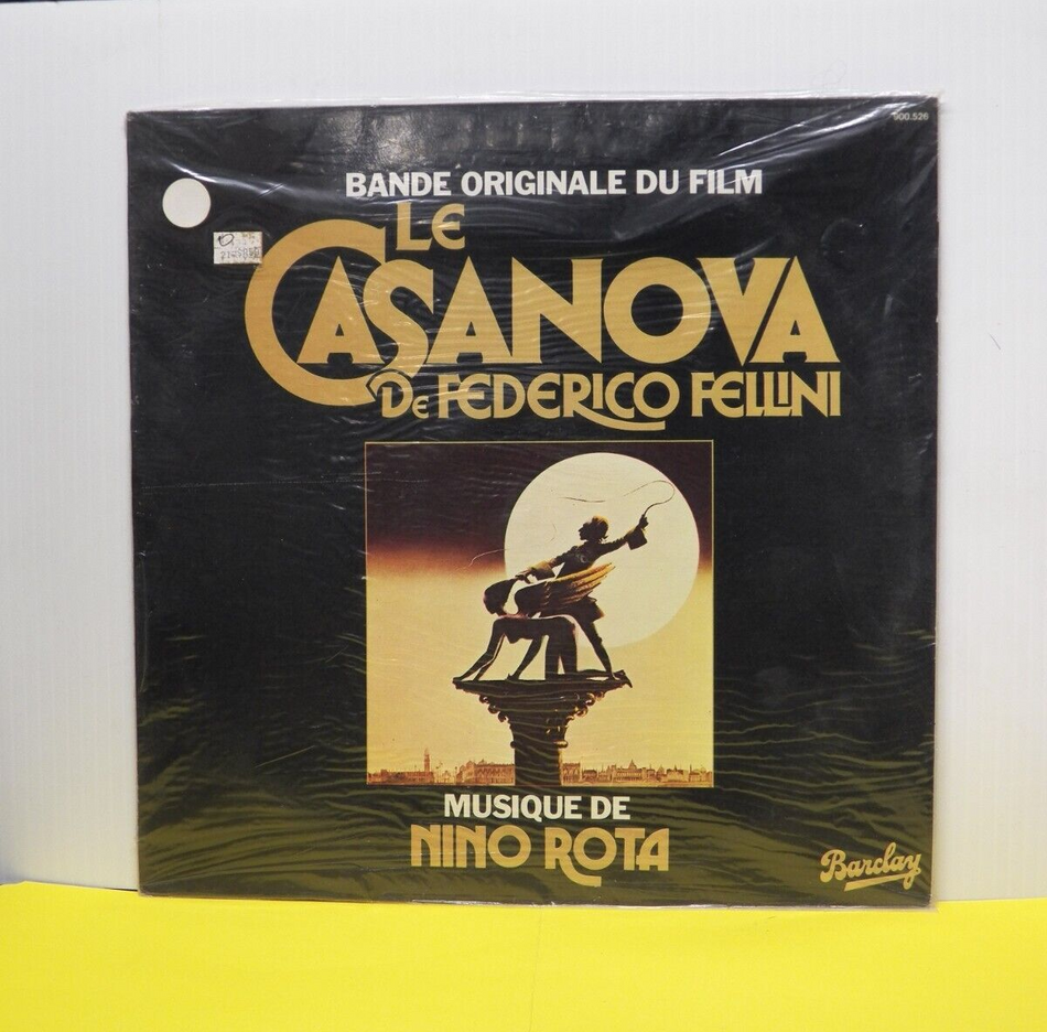 Sealed 12" LP Nino Rota Le Casanova De Federico Fellini Barclay Import Reissue