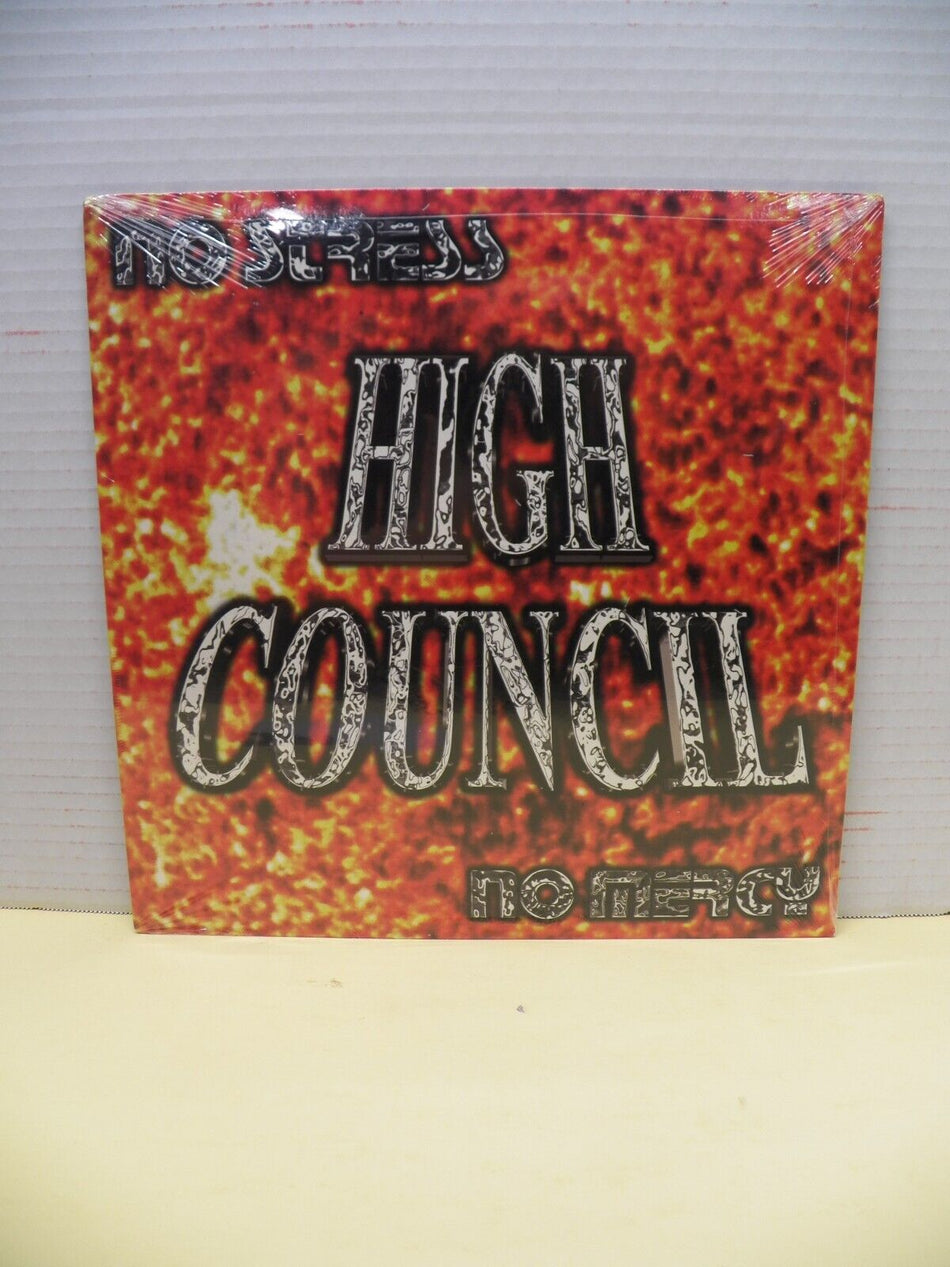 Sealed 12" Single High Council No Stress / No Mercy 1999 High Council Records