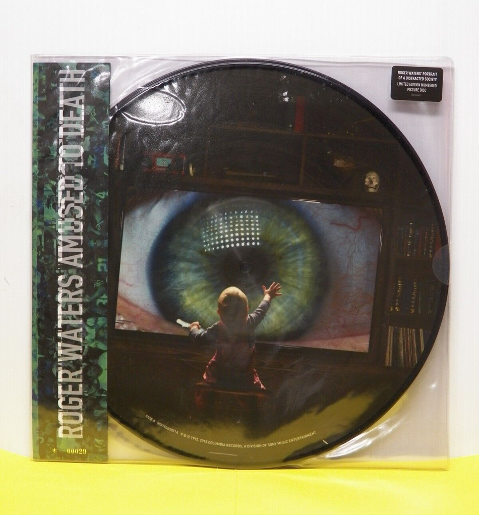 12" 2xPicture Disc Roger Waters Amused To Death 2015 Ltd Ed Remastered Numbered