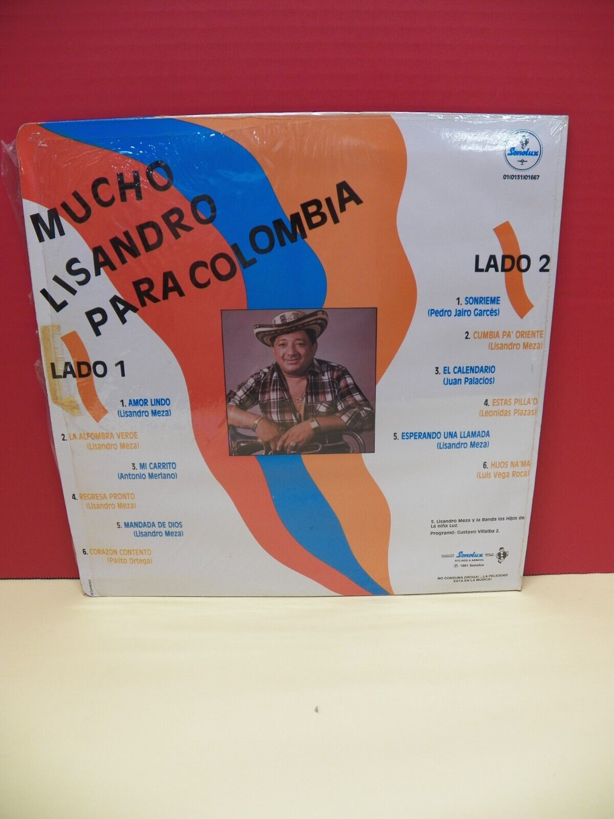 12" LP EX Lisandro Meza Y Su Conjunto Mucho Lisandro Para Colombia Vol. 1 Import