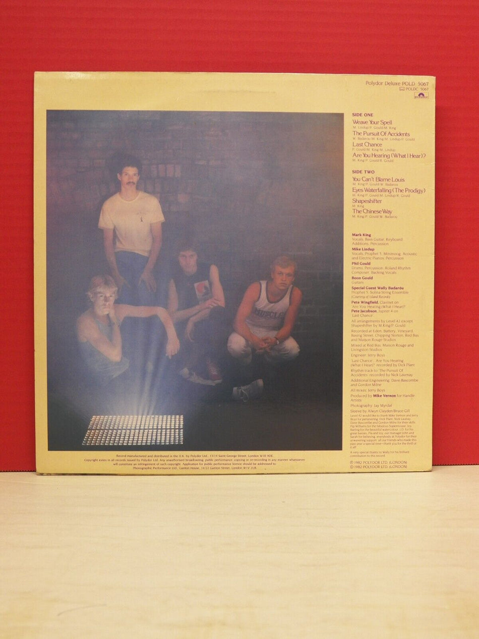 12" LP EX Level 42 The Pursuit Of Accidents 1982 Polydor UK Import POLD 5067