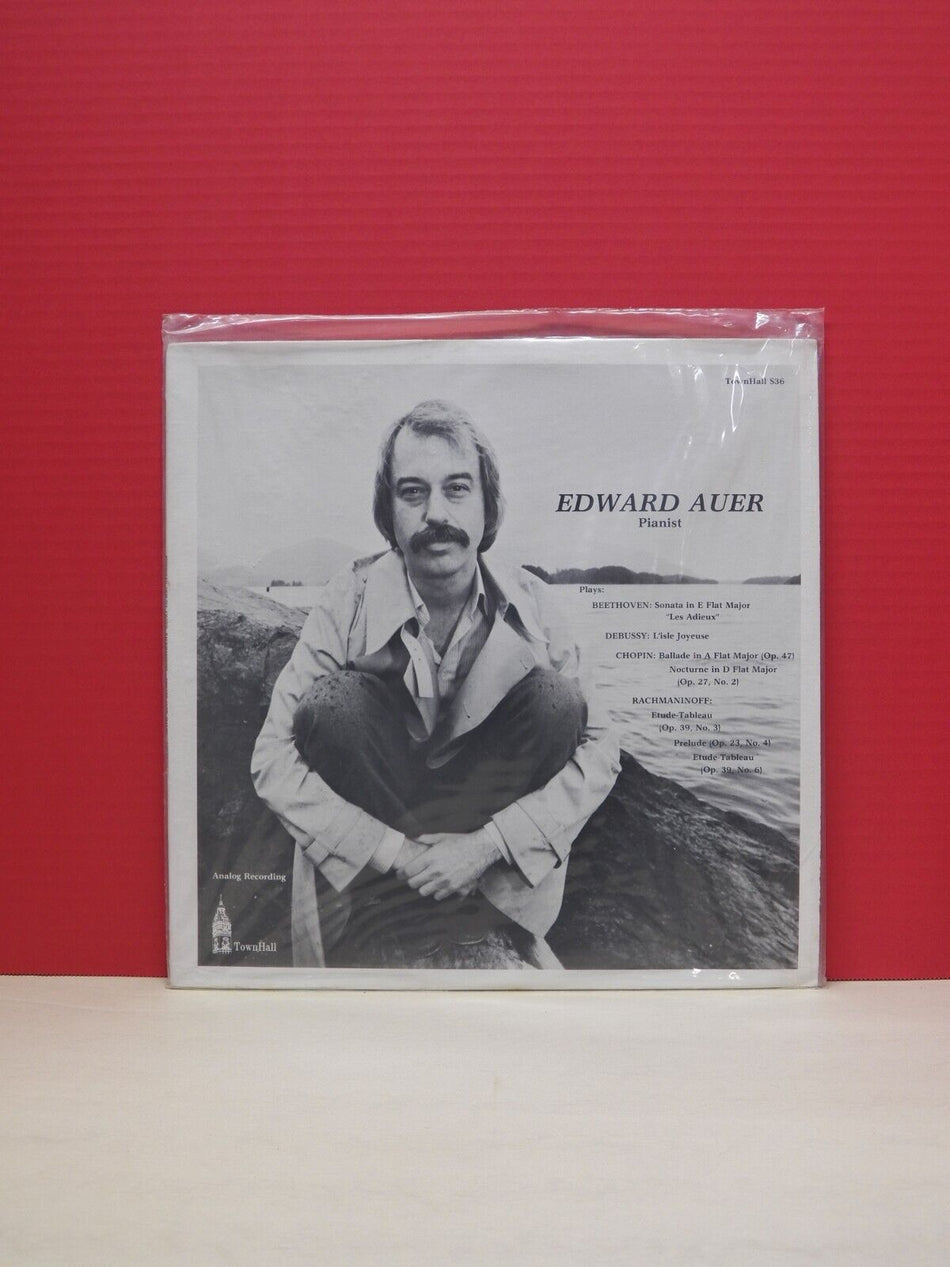 Sealed 12" LP Edward Auer Pianist 1983 TownHall S36